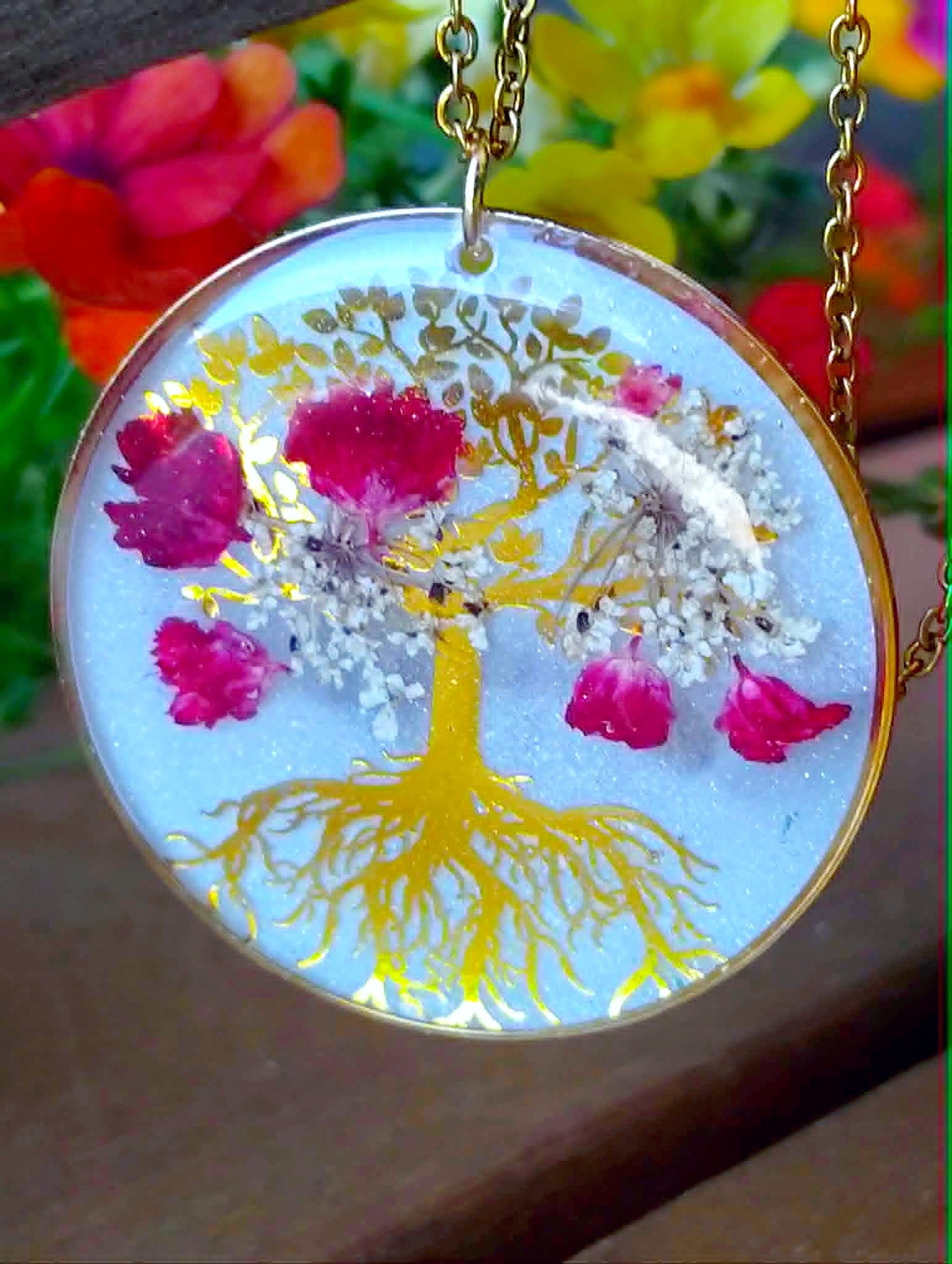 Arbre de vie Gypsophile Fleur de carotte