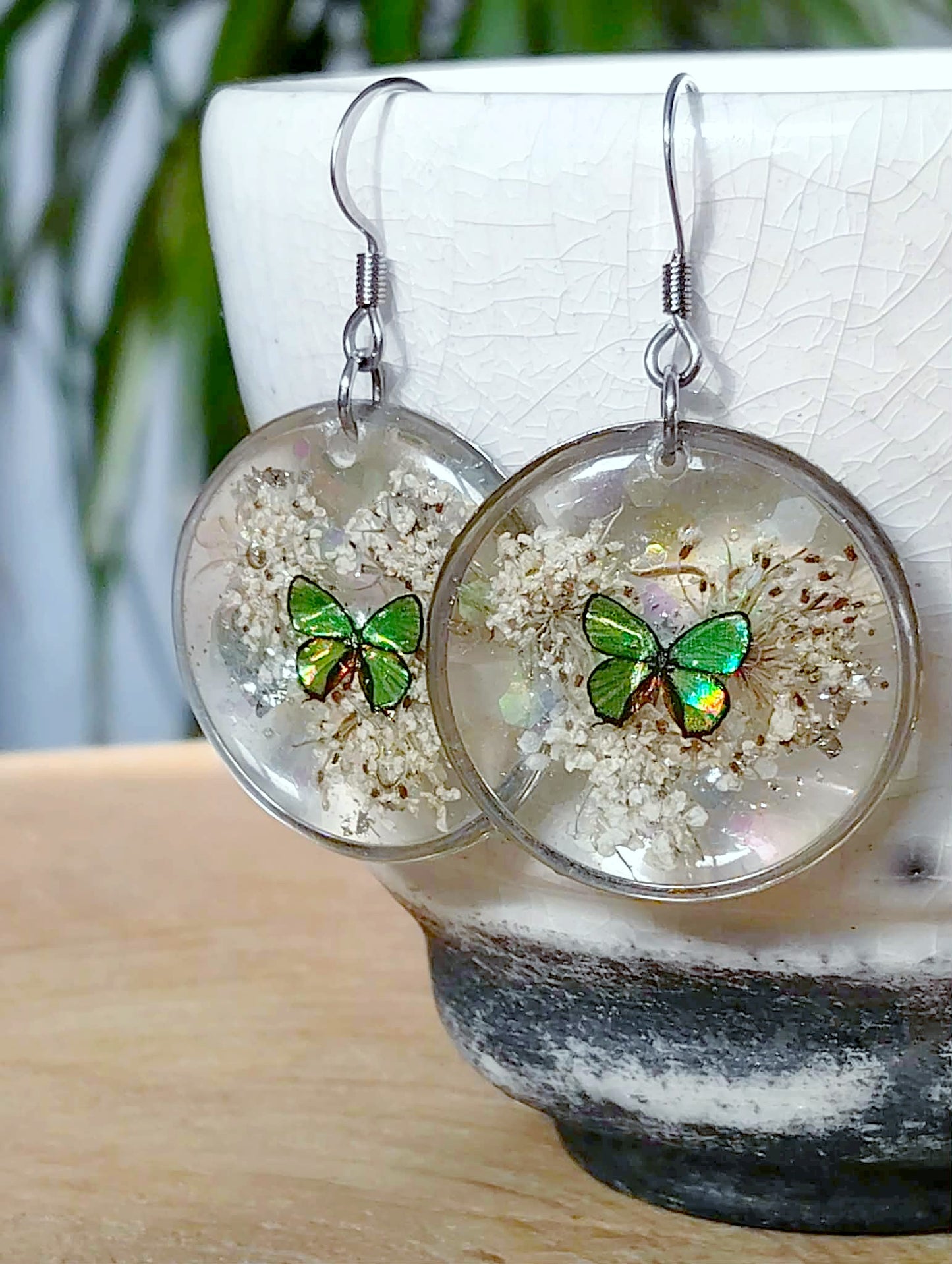 Boucles d'oreille, Fleur de carotte