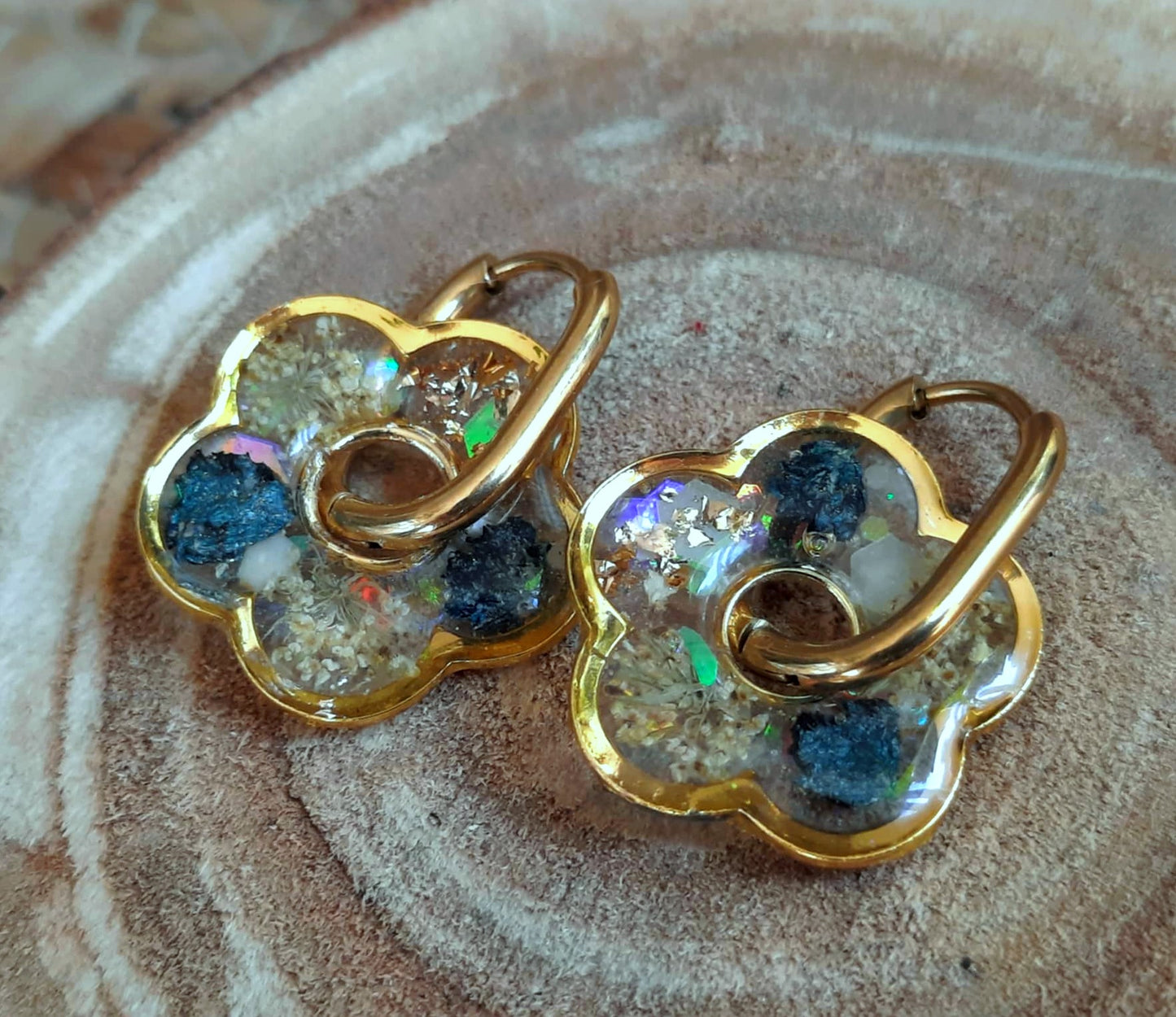 Créoles Fleur de carotte, Gypsophiles