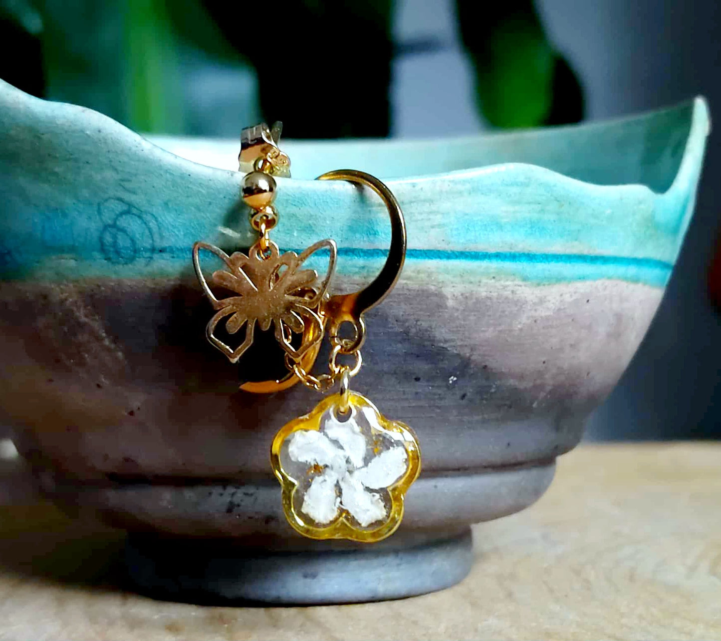 Boucles d'oreille Double piercing Jasmin