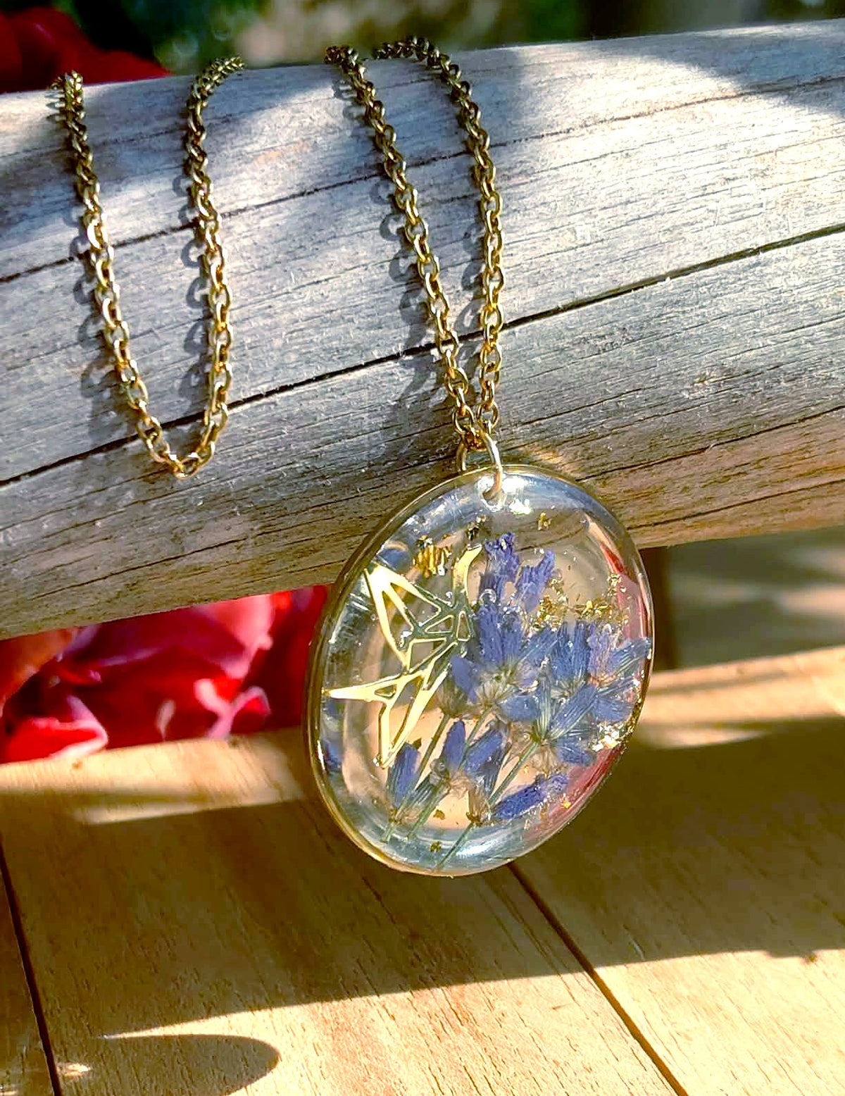 Collier Brins de lavande