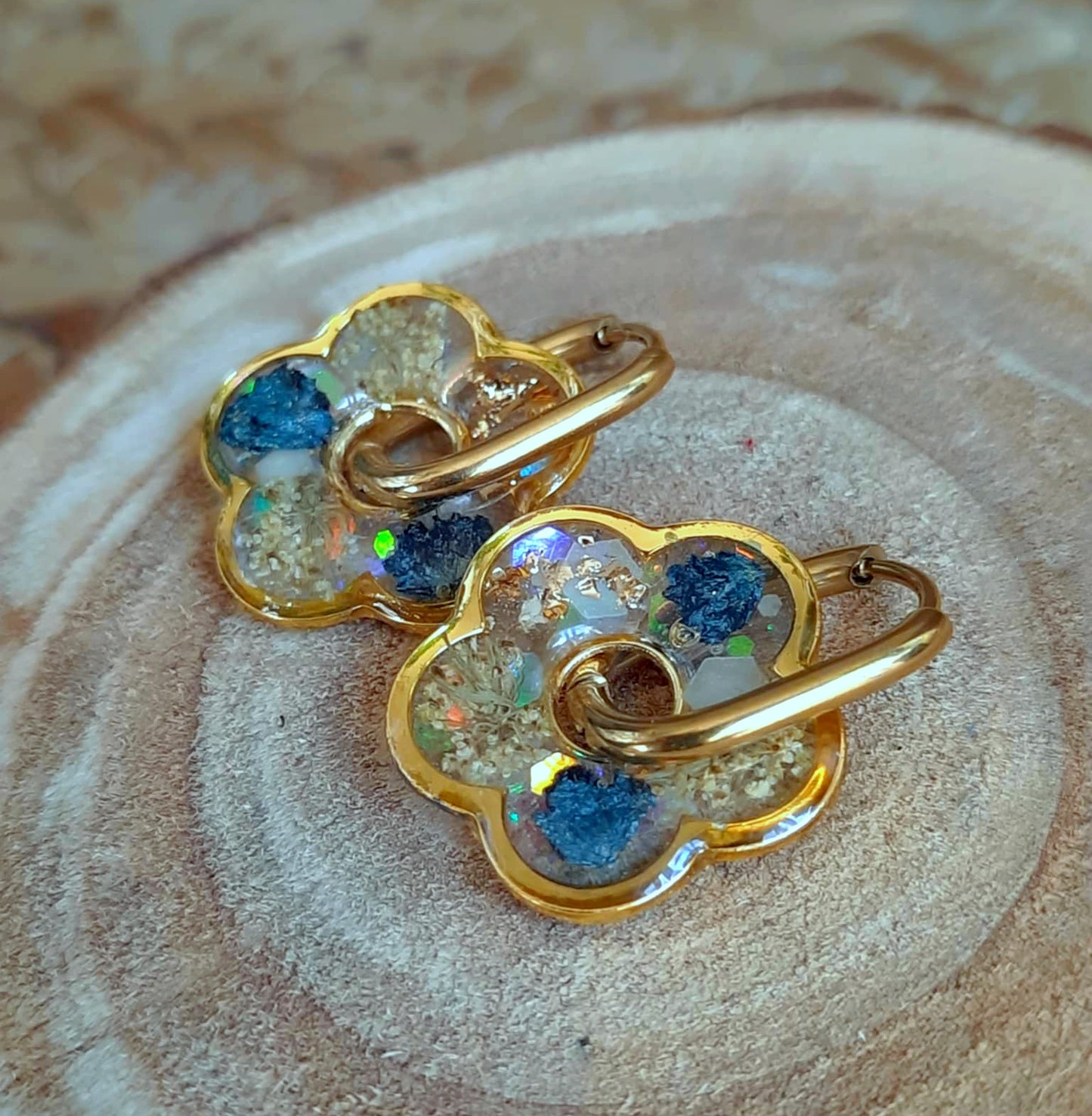 Créoles Fleur de carotte, Gypsophiles