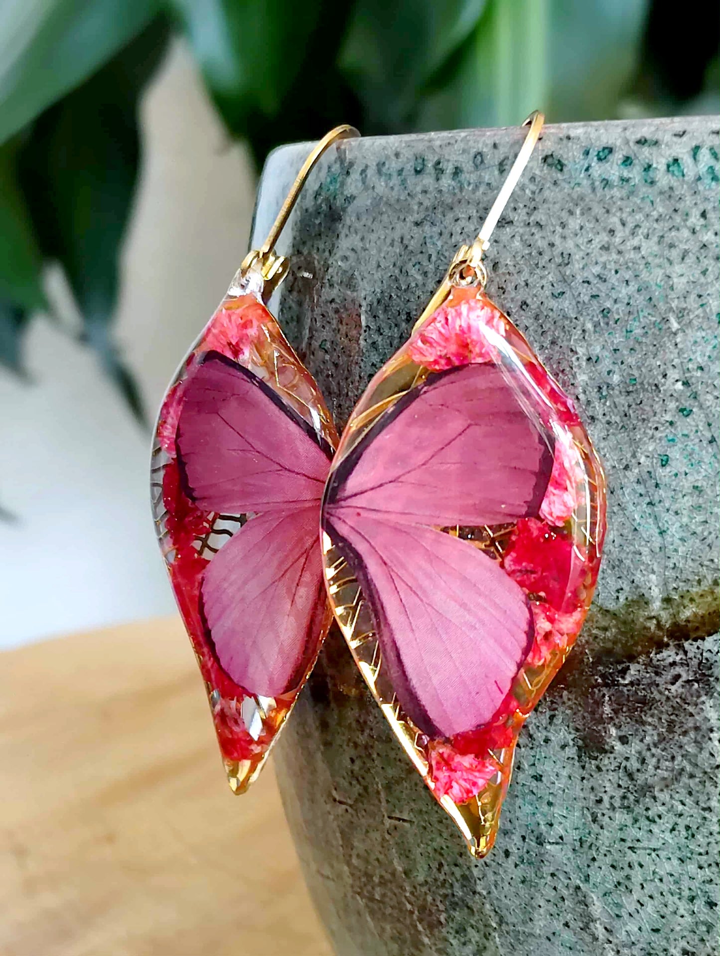Boucles d'oreille, Gypsophiles
