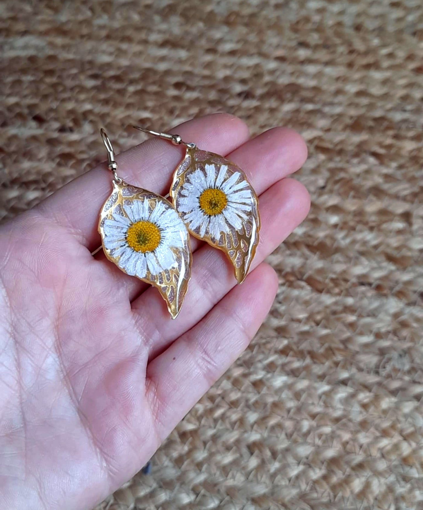 Boucles d'oreille, Pâquerette