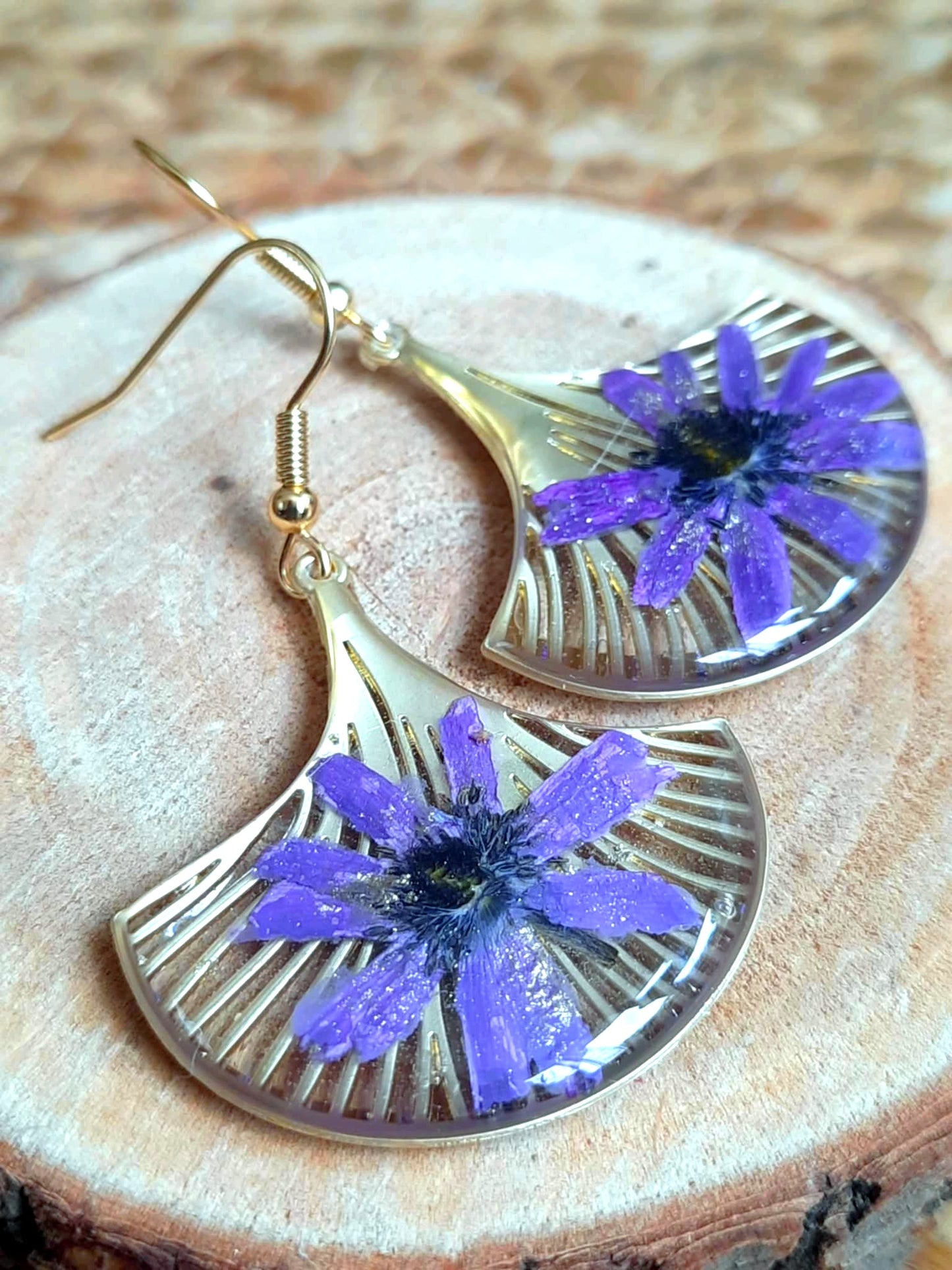 Boucles d'oreille, Anémone