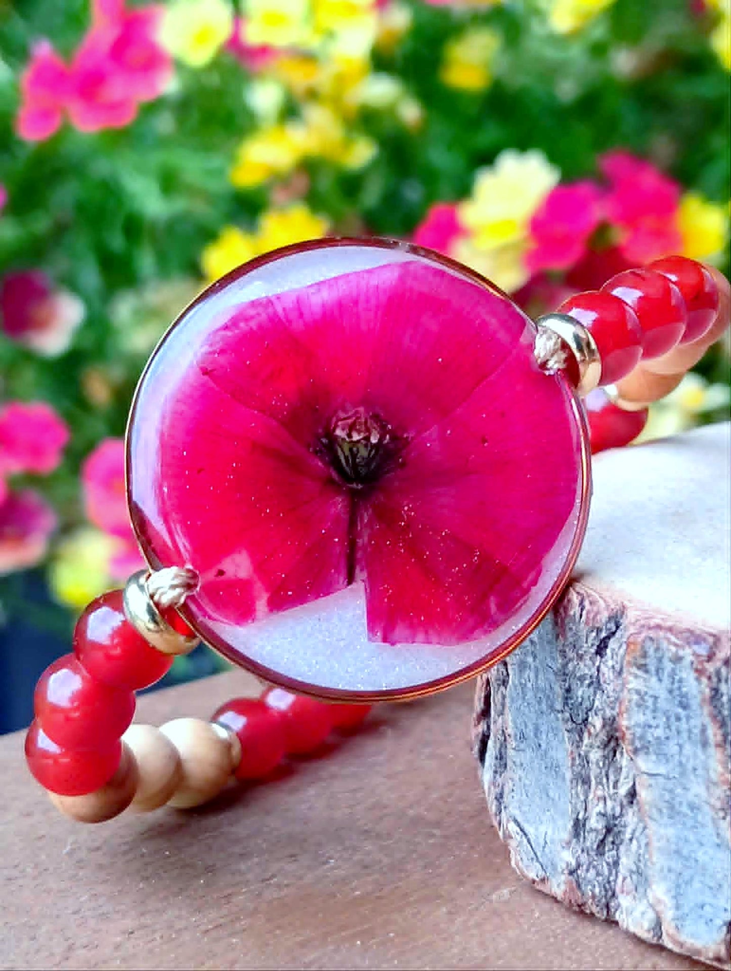 Bracelet Coquelicot