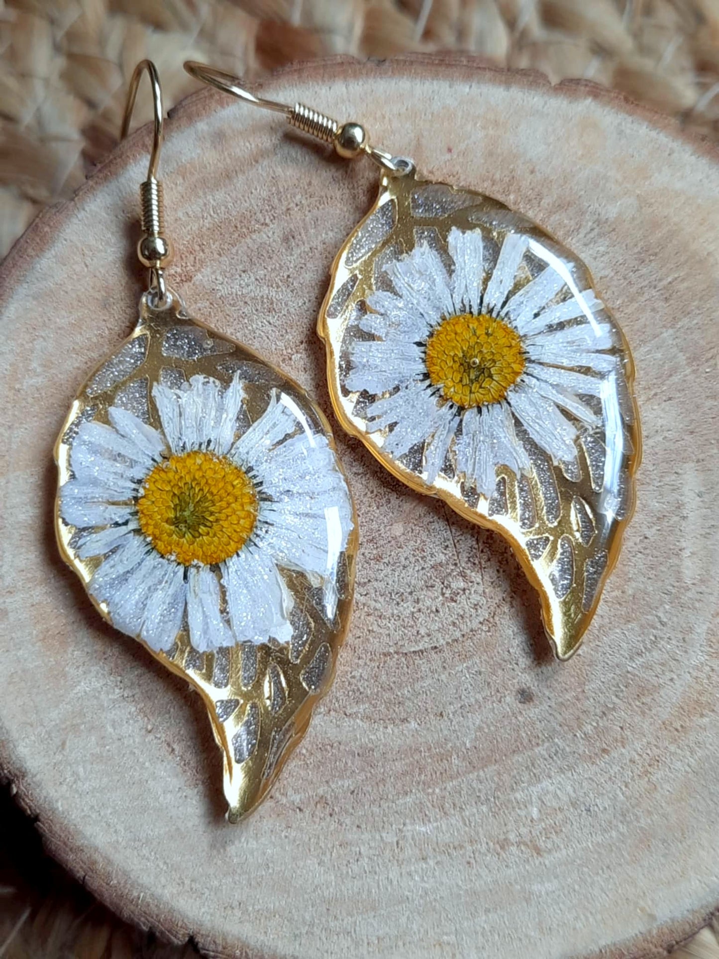 Boucles d'oreille, Pâquerette