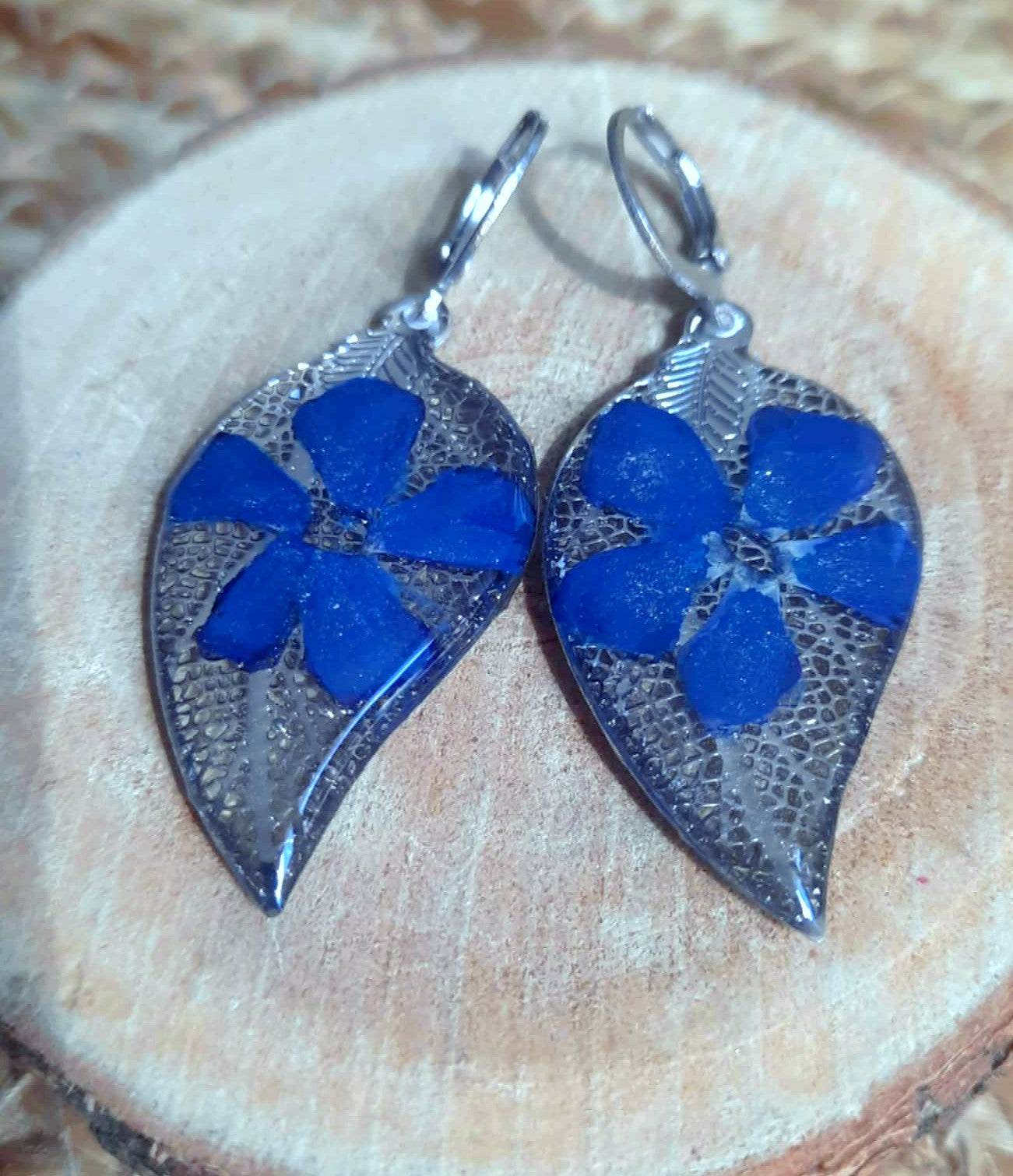 Boucles d'oreille, Pervenche