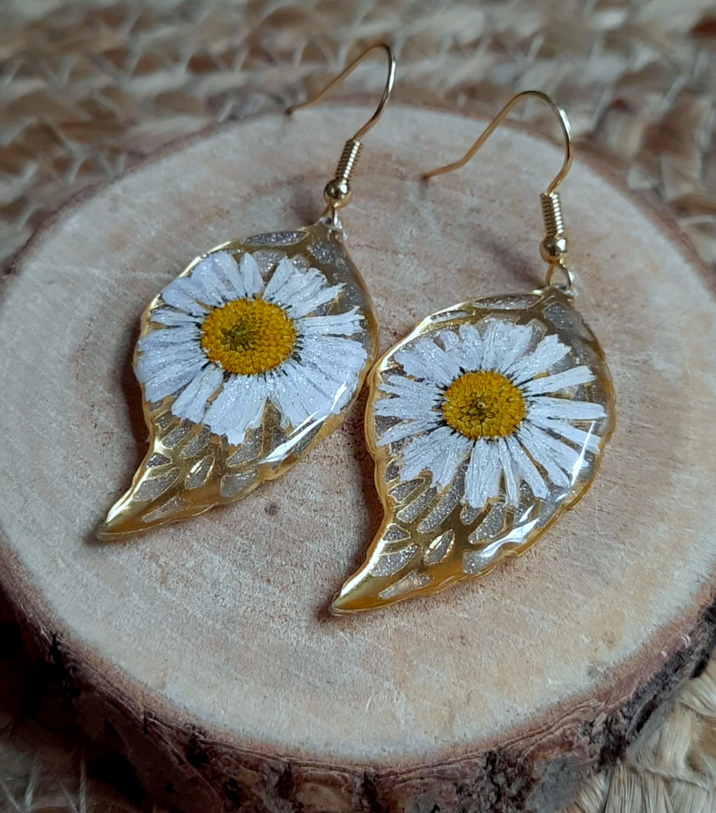 Boucles d'oreille, Pâquerette