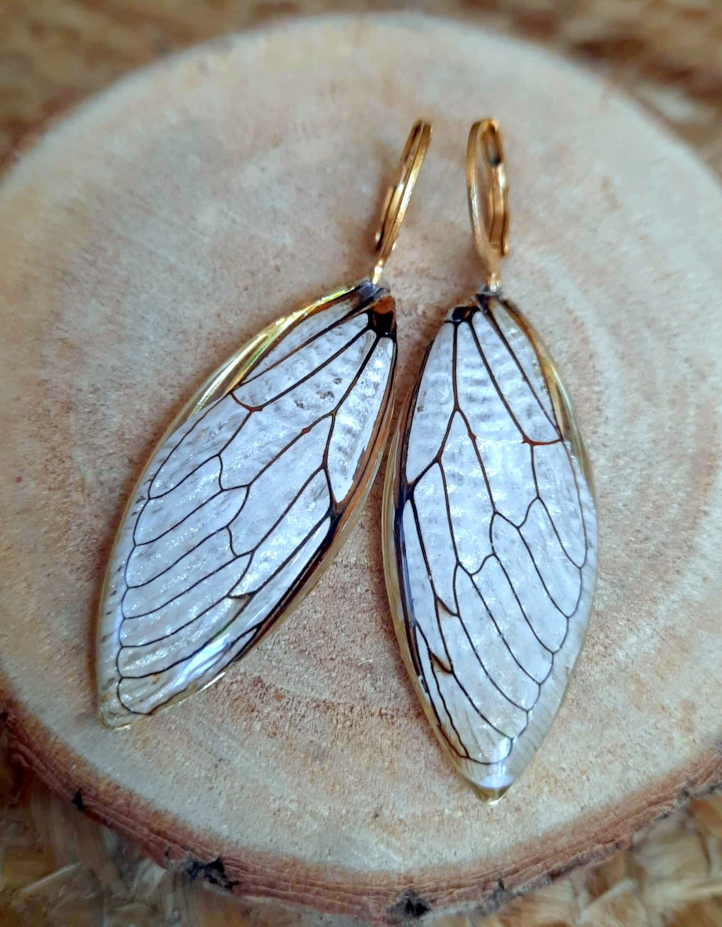 Boucles d'oreille, Aile de cigale