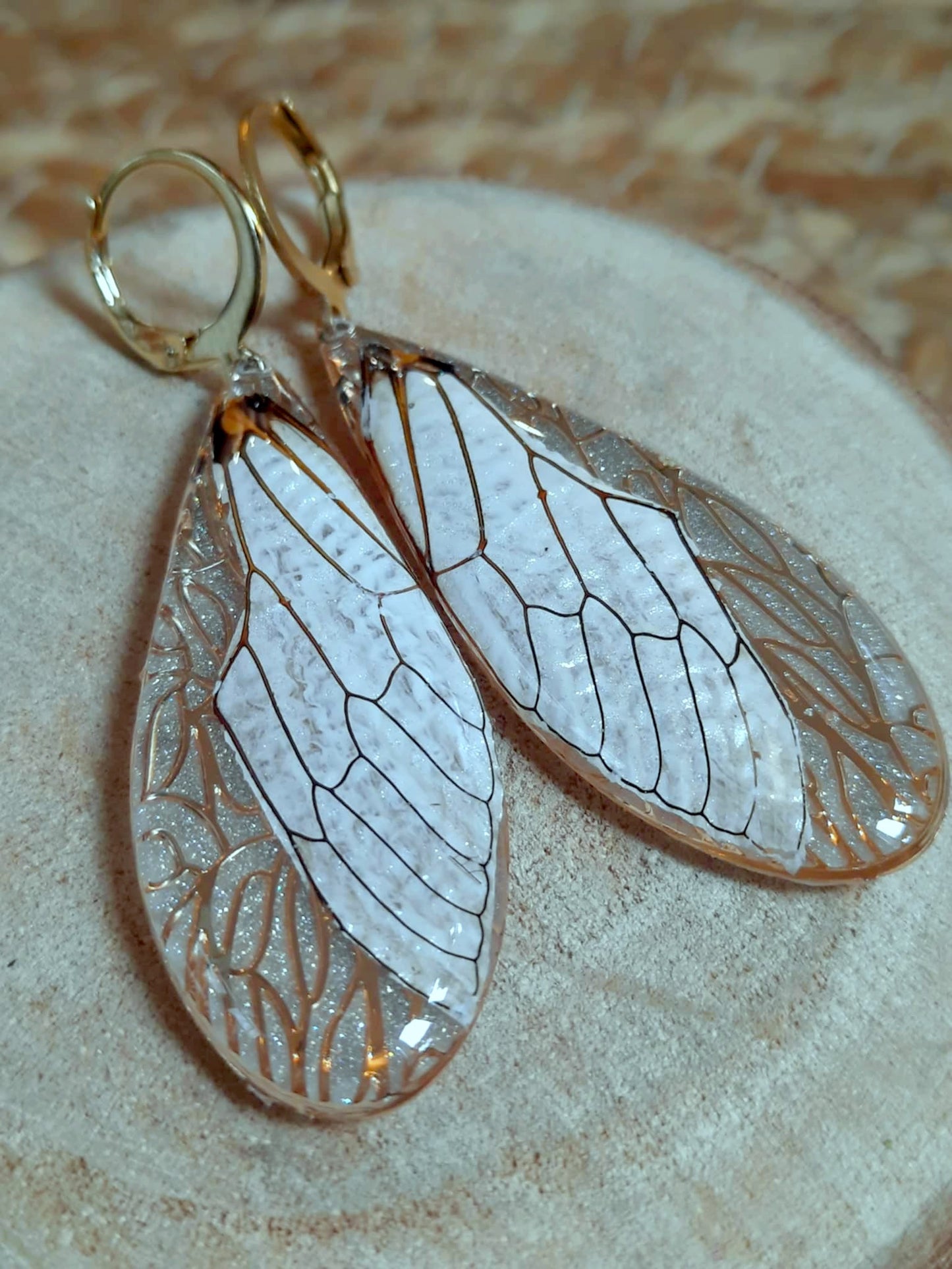 Boucles d'oreille, Aile de cigale