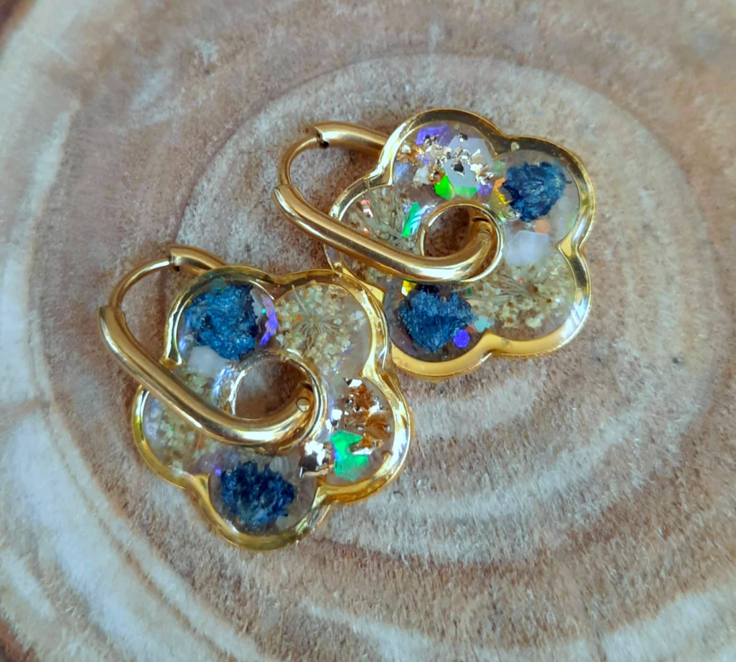 Créoles Fleur de carotte, Gypsophiles