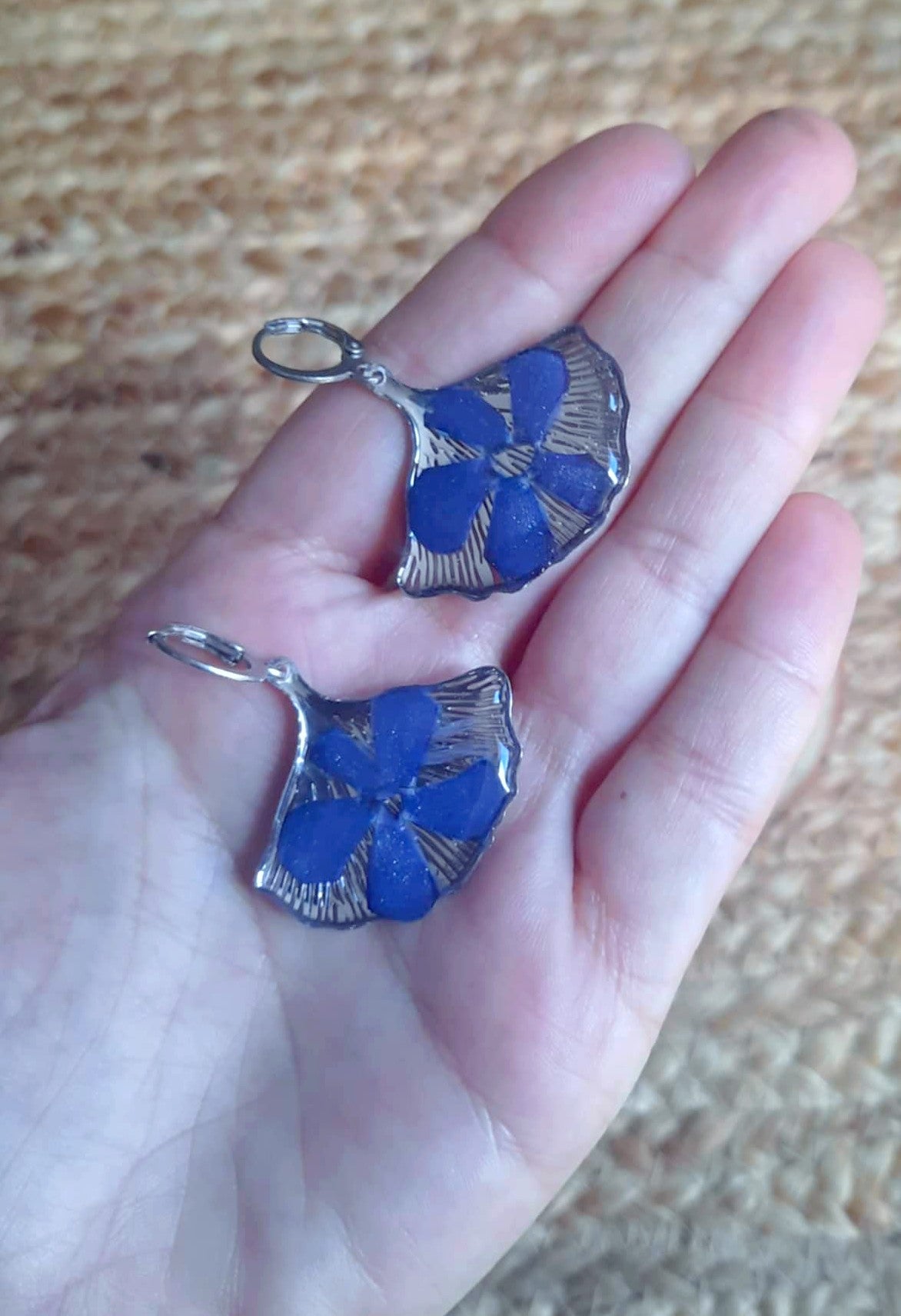 Boucles d'oreille, Pervenche
