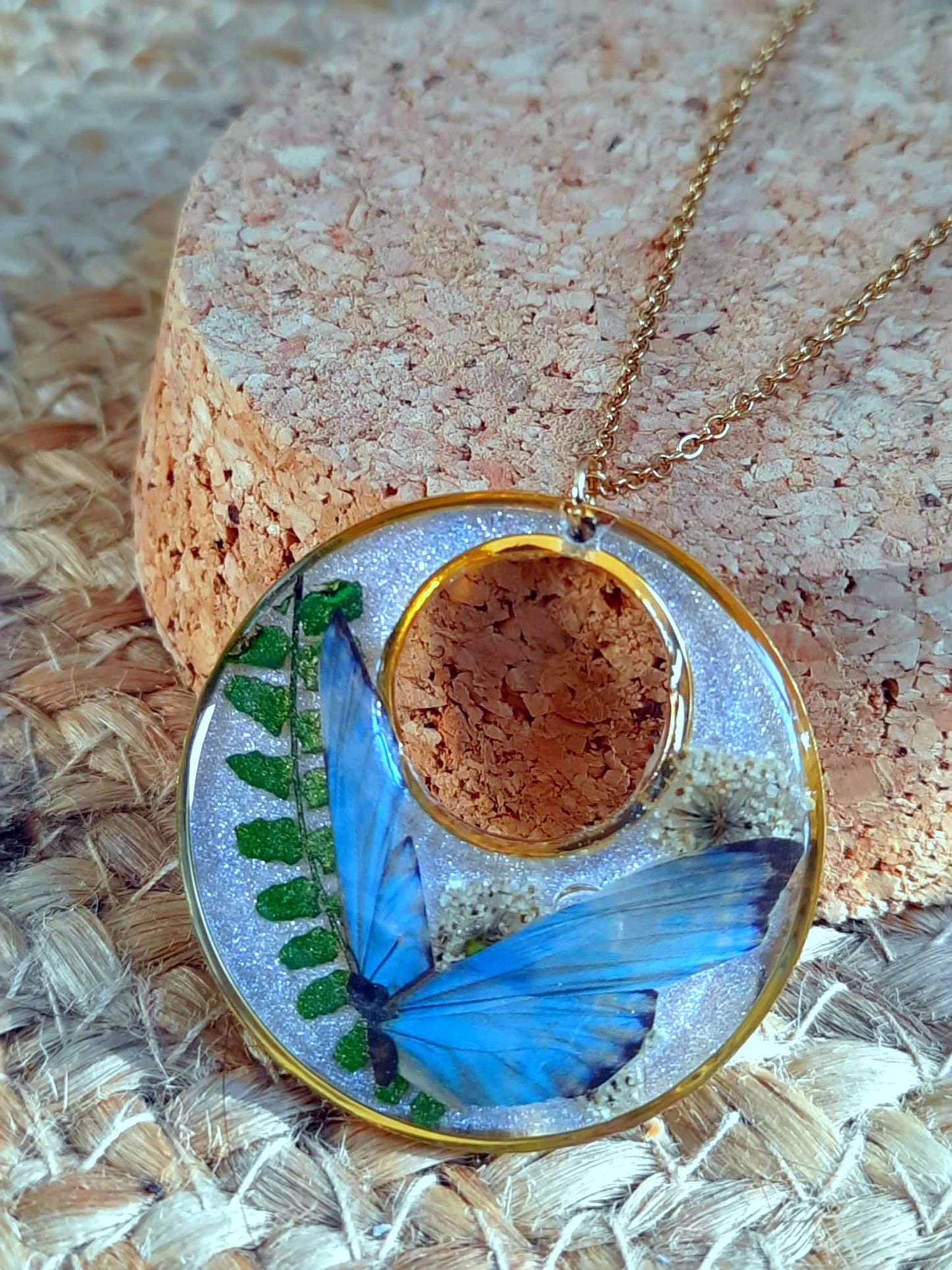 Collier, Fleur de carotte, Fougère