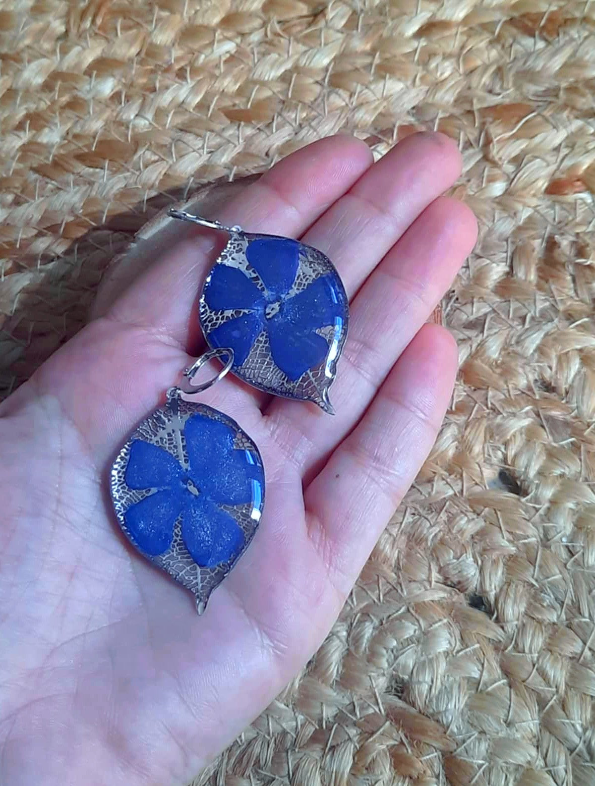 Boucles d'oreille, Pervenche