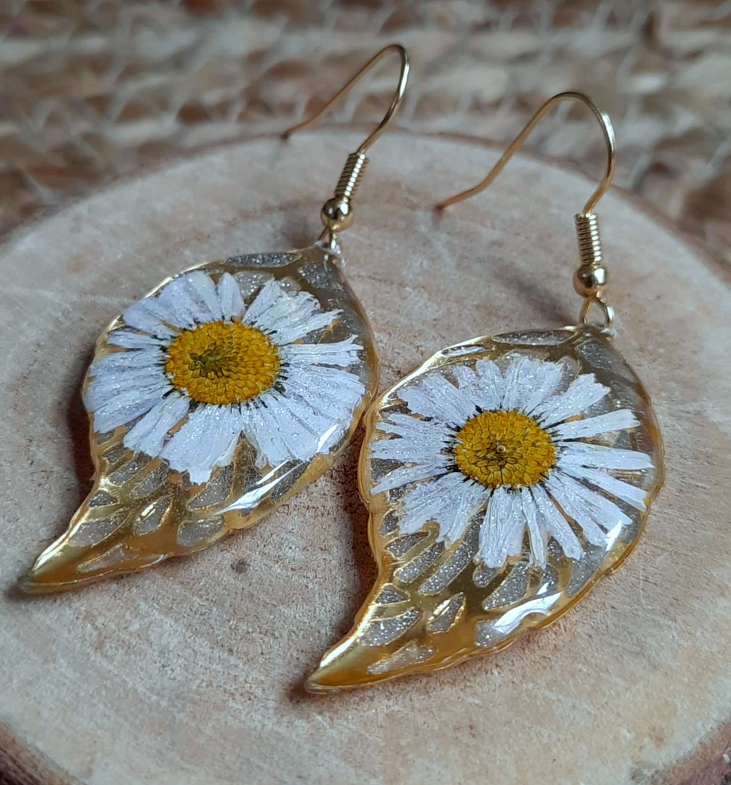 Boucles d'oreille, Pâquerette