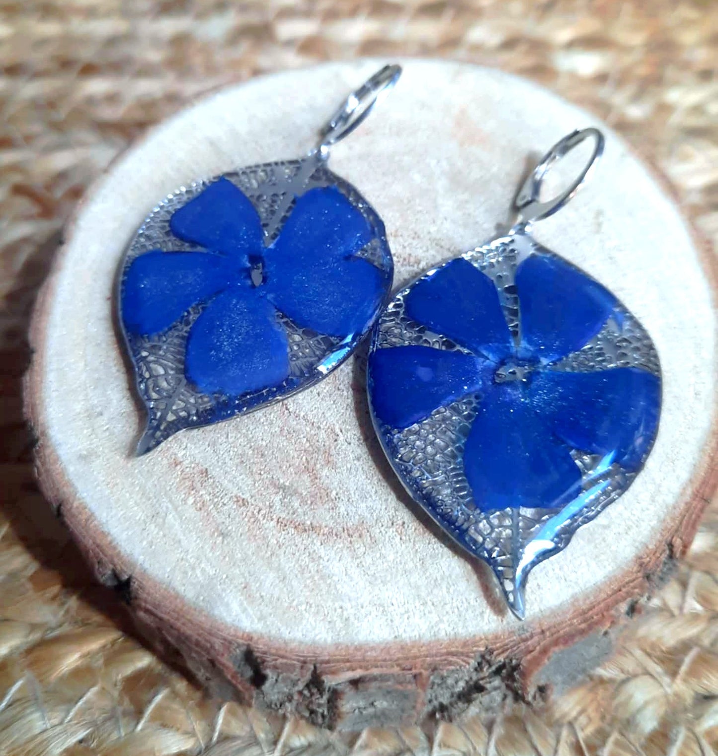 Boucles d'oreille, Pervenche