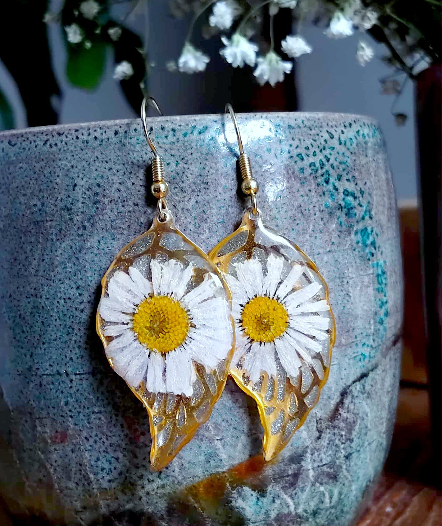 Boucles d'oreille, Pâquerette