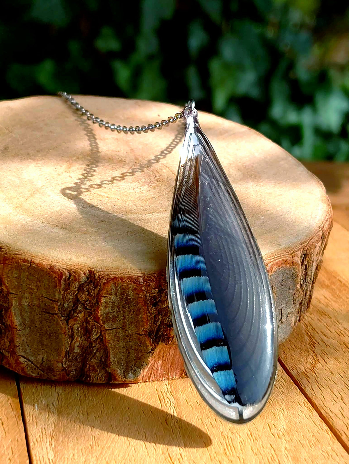 Collier Plume de Geai