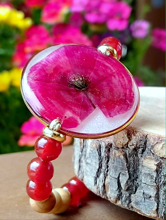 Bracelet Coquelicot