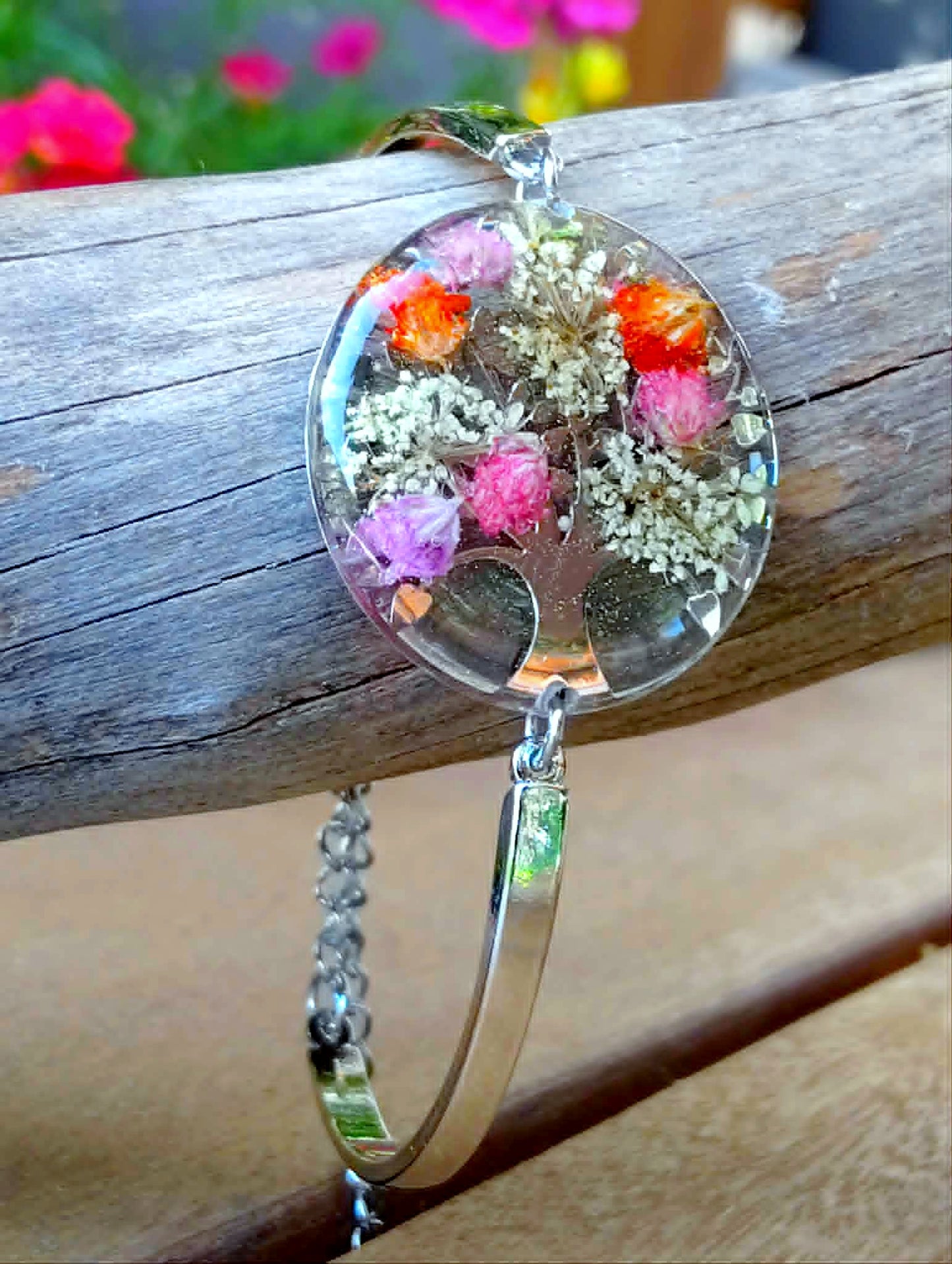 Bracelet Fleur de carotte Gypsophiles