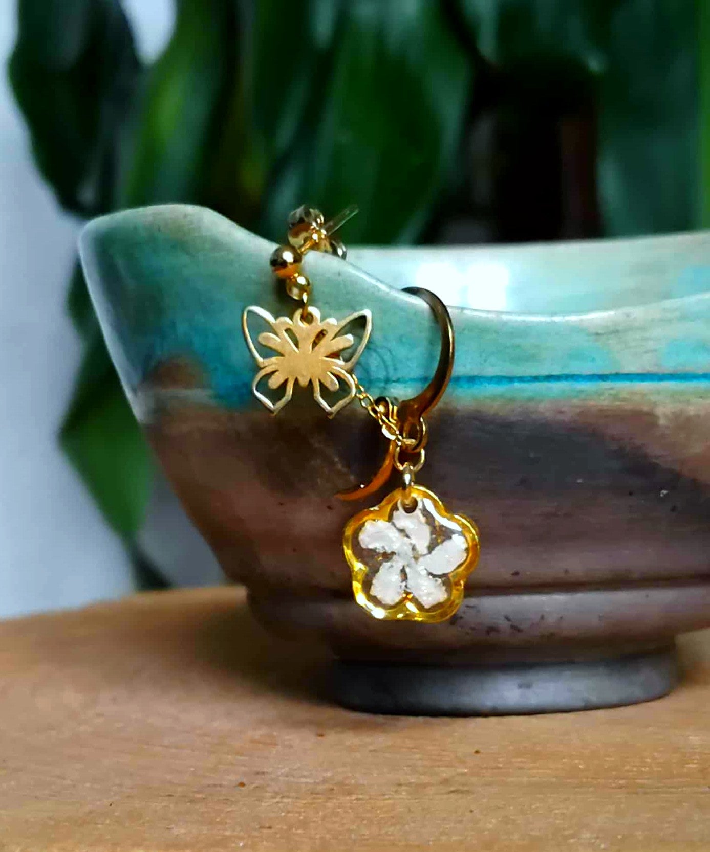 Boucles d'oreille Double piercing Jasmin