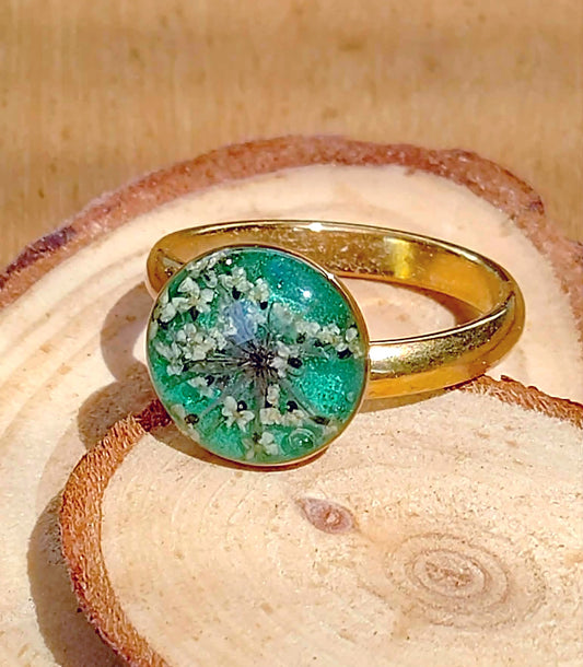 Bague Fleur de carotte sauvage