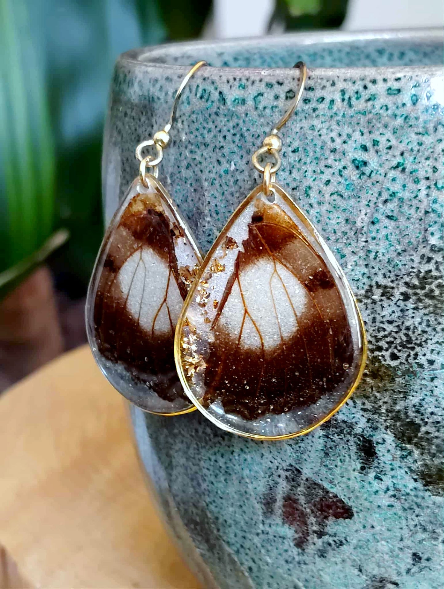 Boucles d'oreille, Aile de papillon