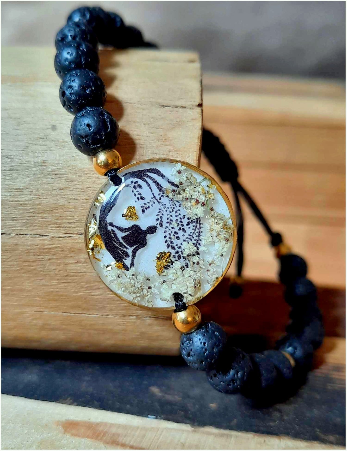 Bracelet, Bouddha, Fleur de carotte