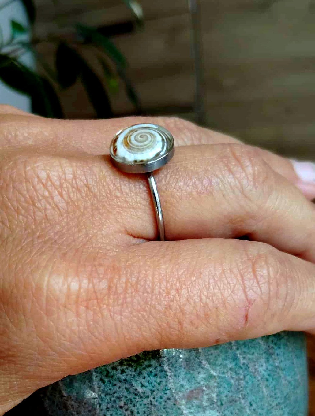 Bague Coquille d'escargot