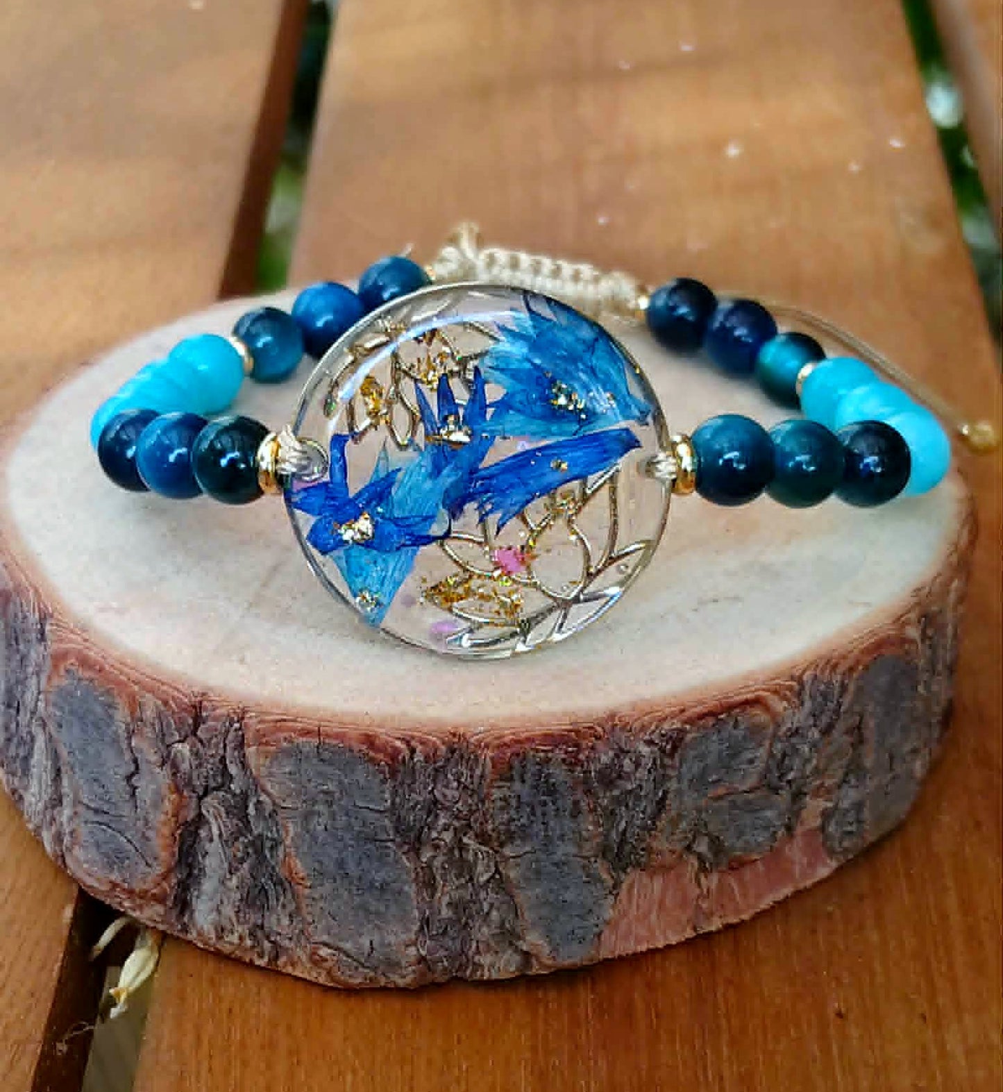 Bracelet Lotus Bleuet