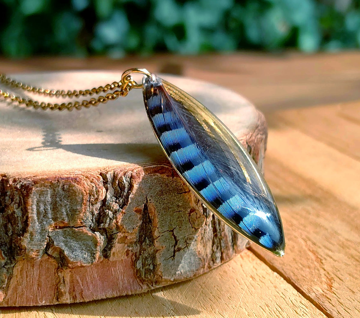 Collier Plume de Geai