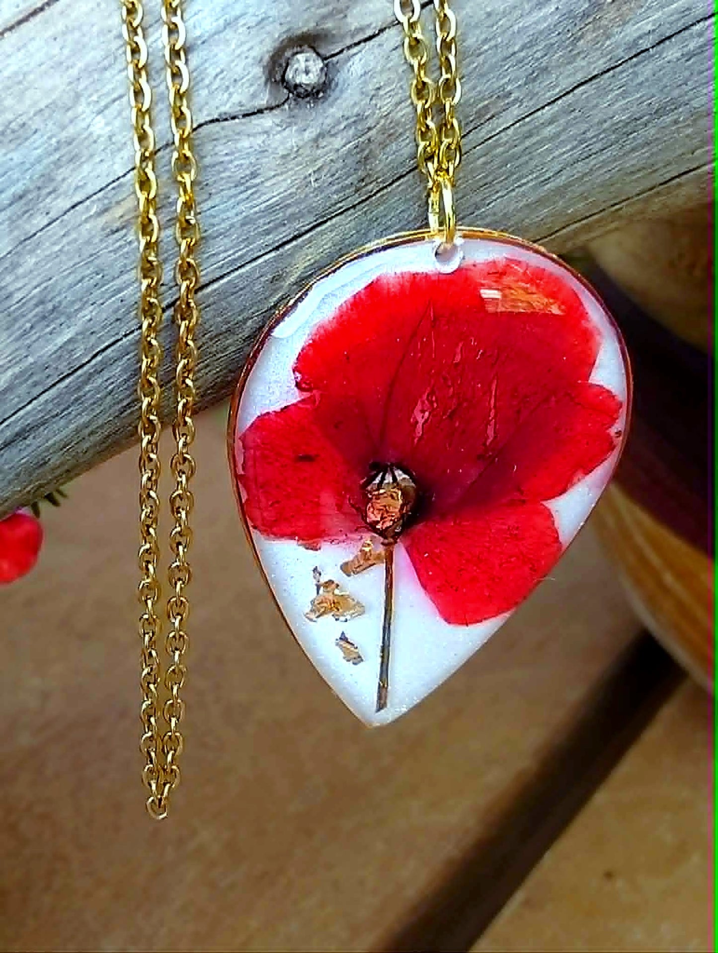 Collier Coquelicot