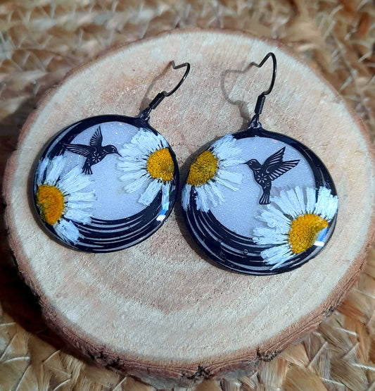 Boucles d'oreille, Pâquerette