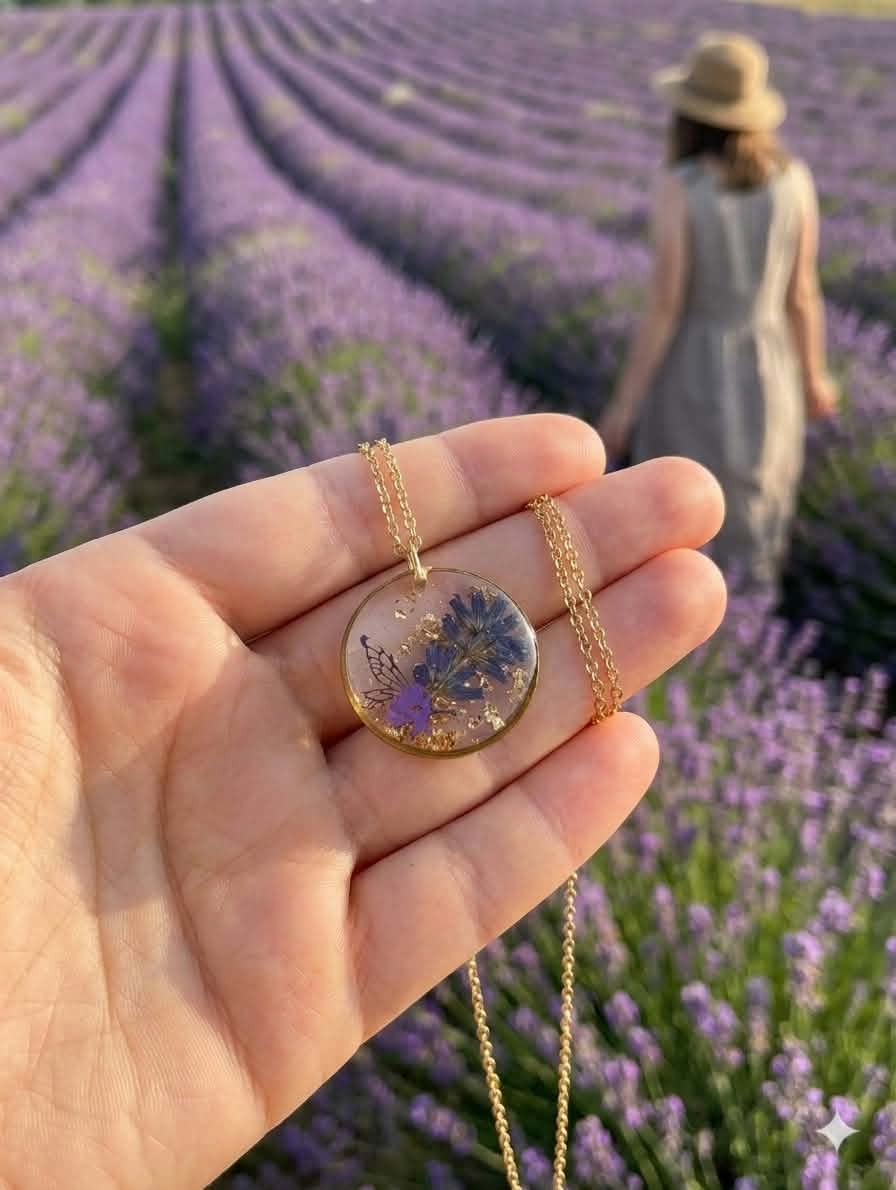 Collier Brin de lavande