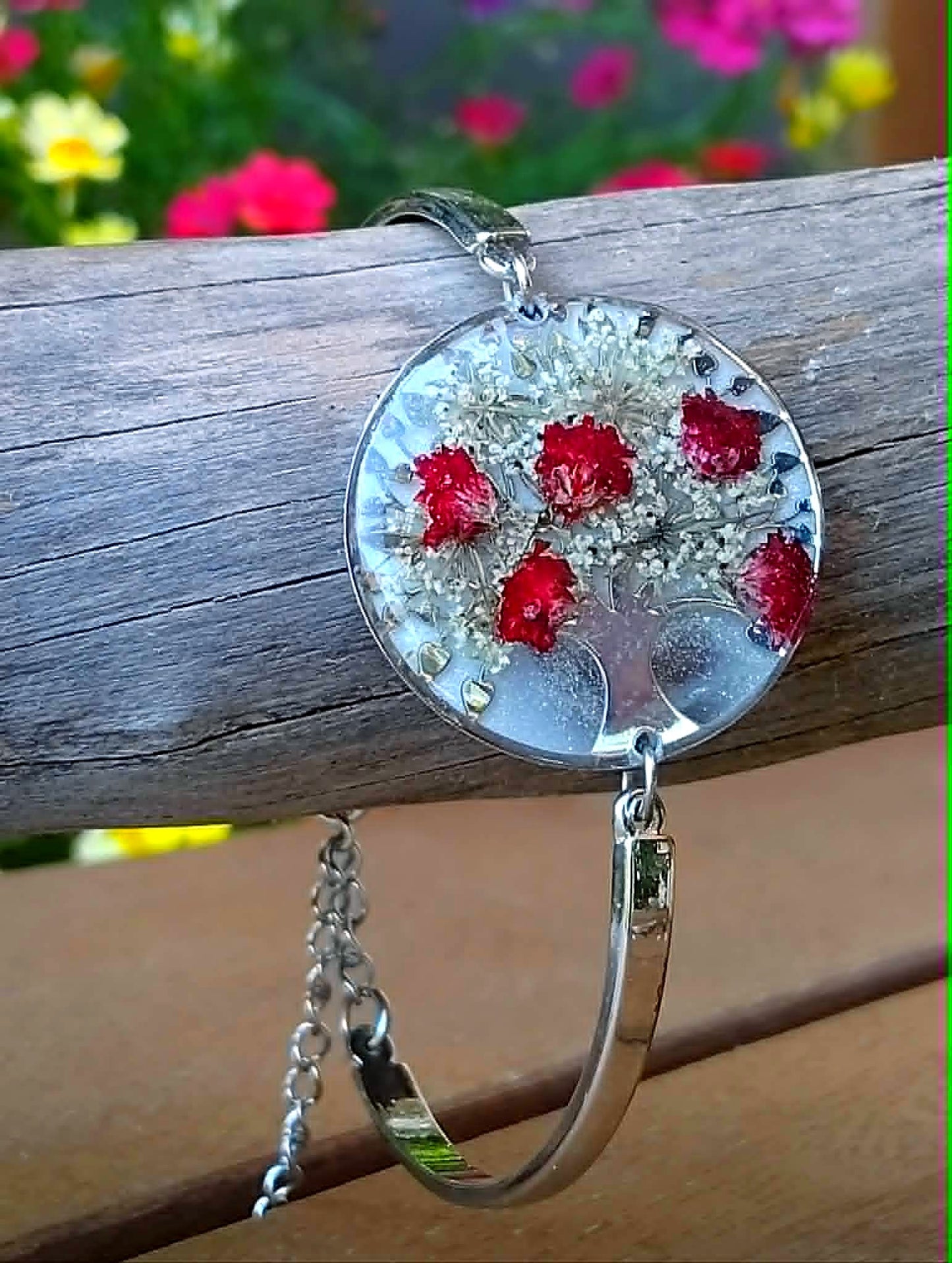 Bracelet Fleur de carotte Gypsophiles