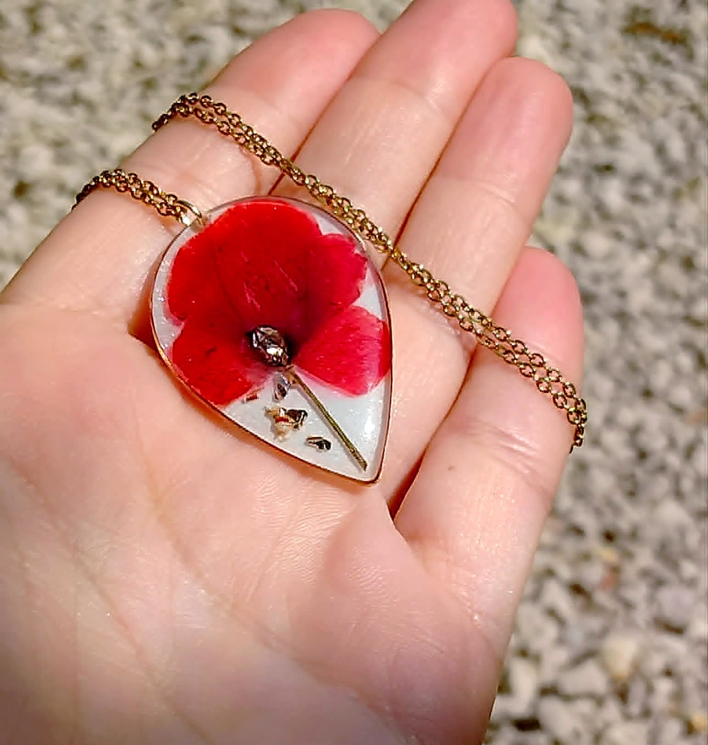 Collier Coquelicot