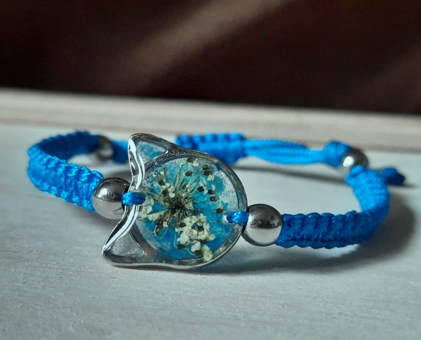 Bracelet Fleur de carotte sauvage