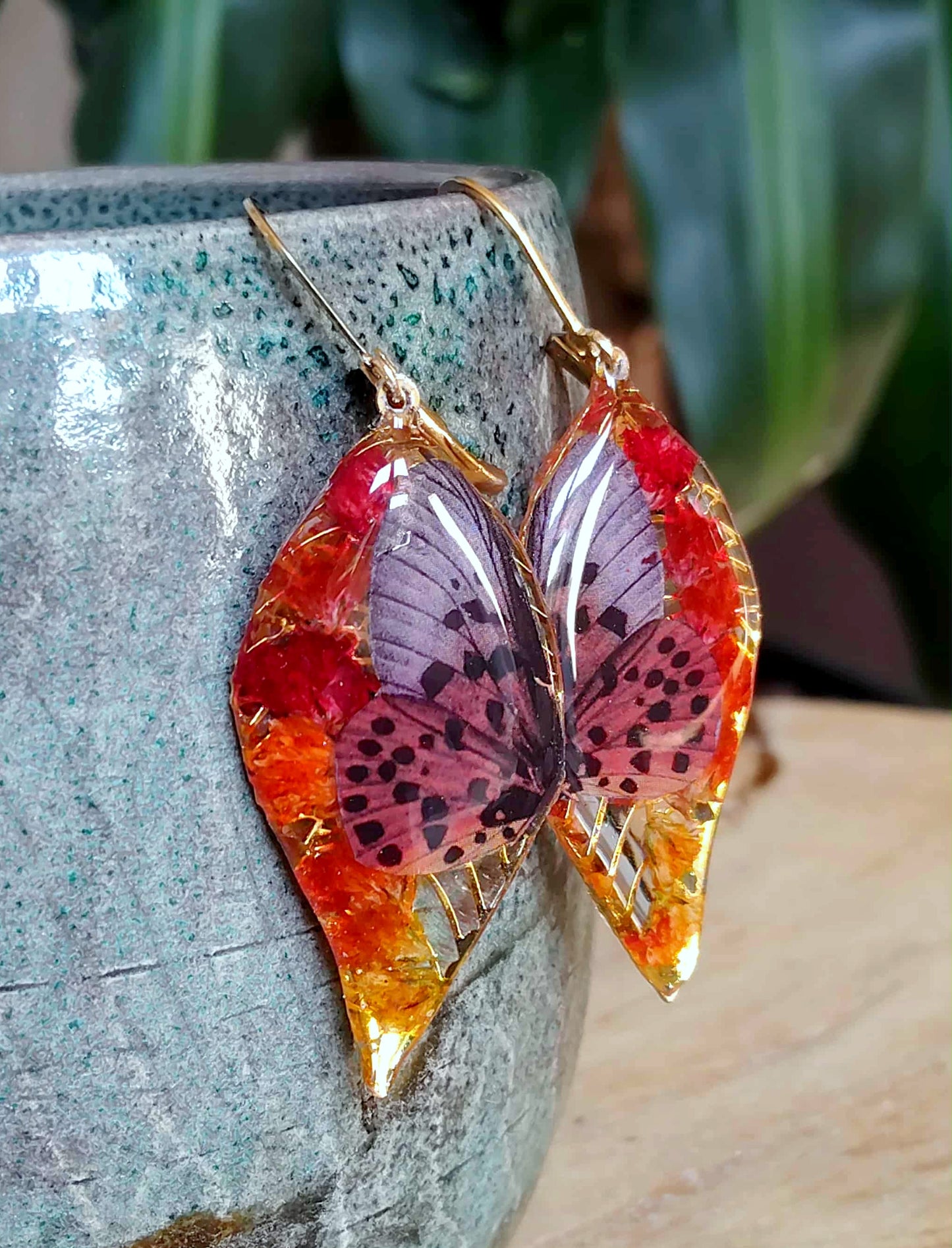 Boucles d'oreille, Gypsophiles