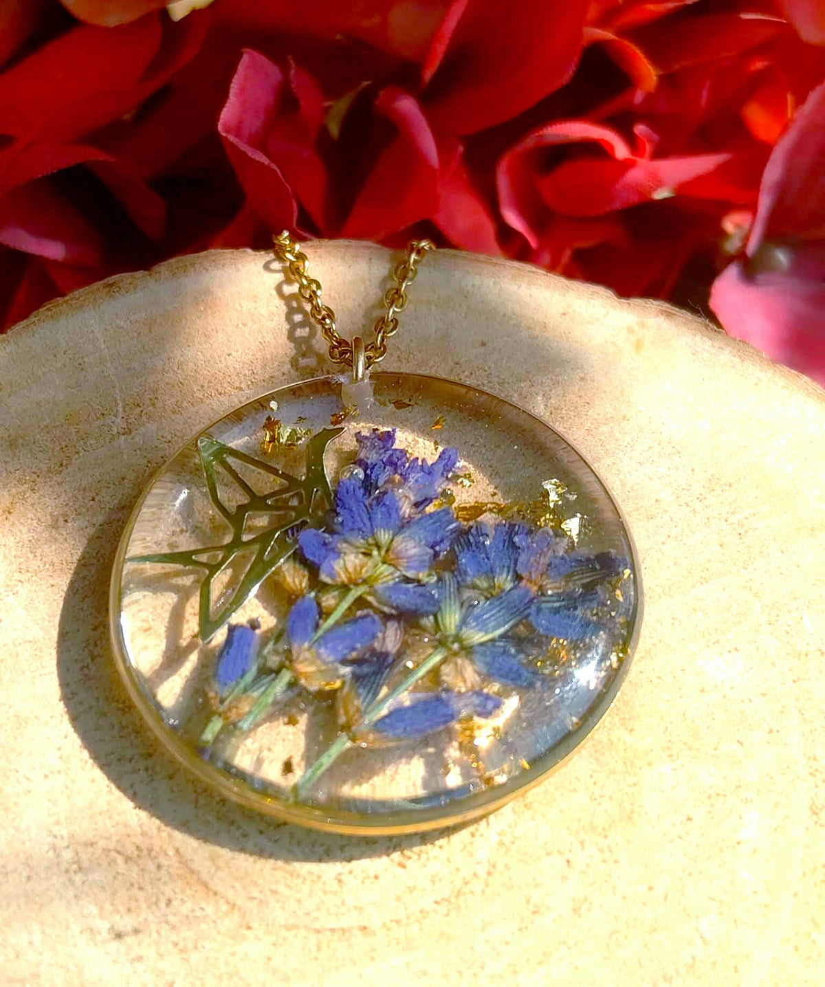 Collier Brins de lavande