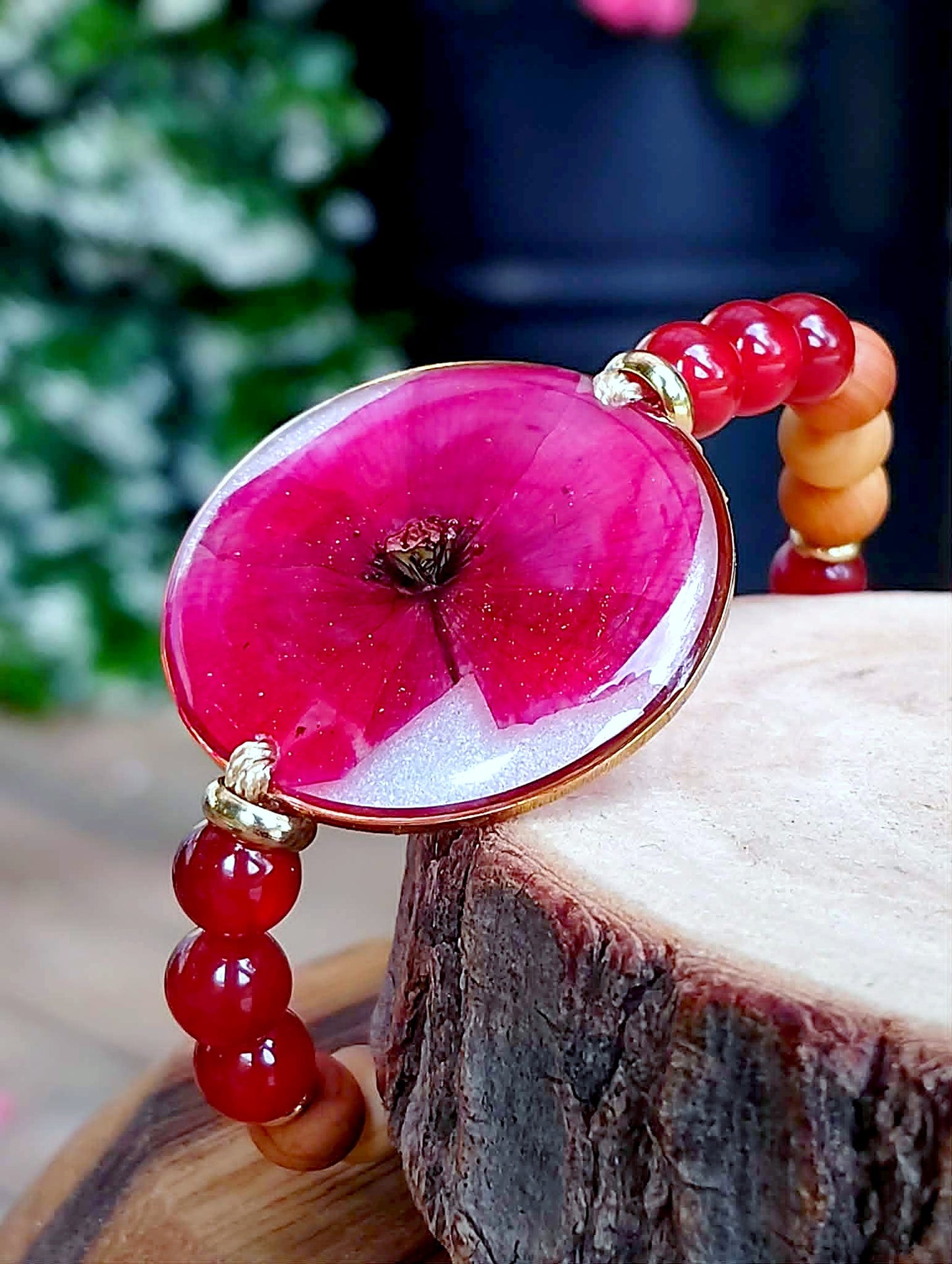 Bracelet Coquelicot