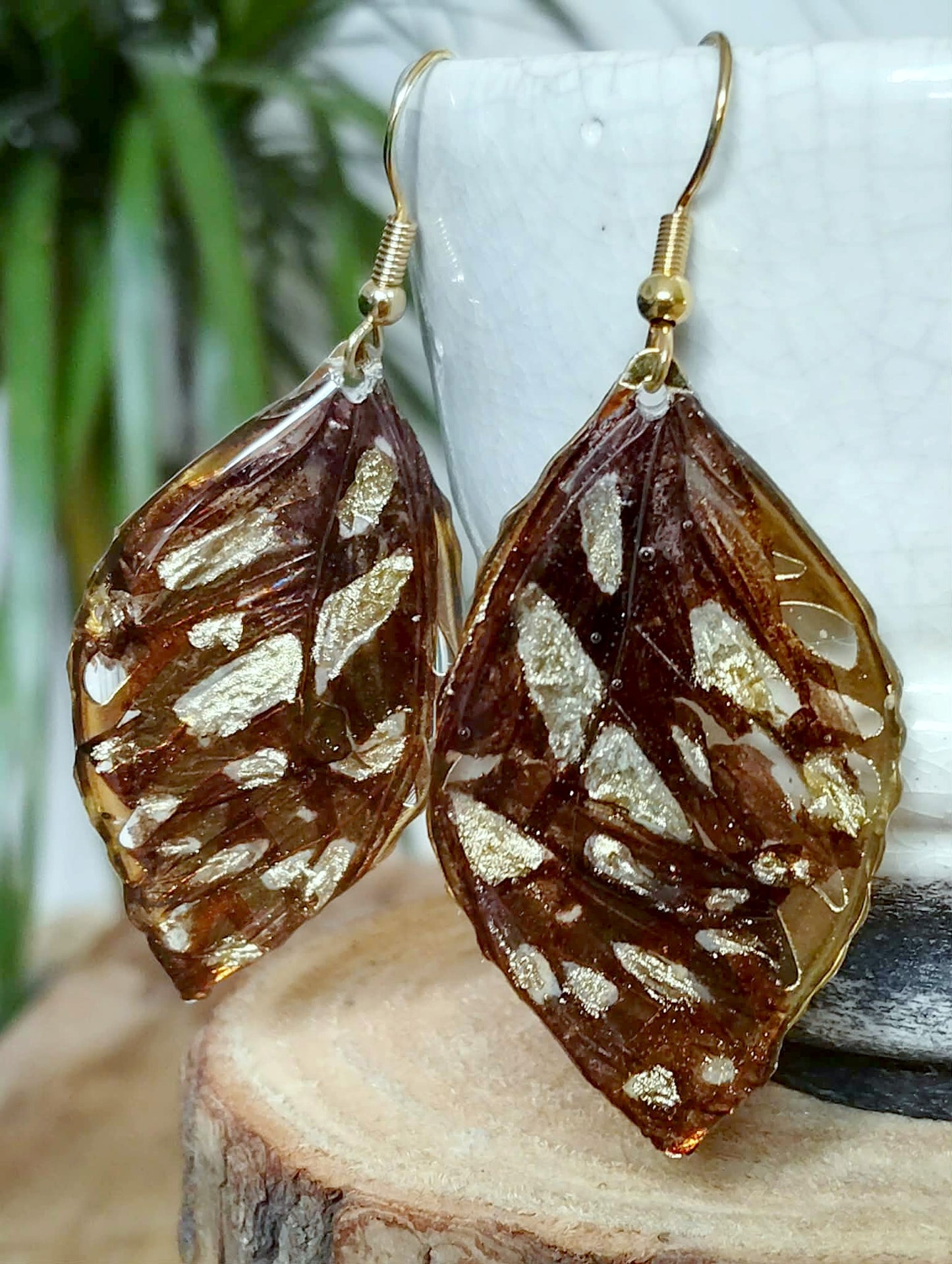 Boucles d'oreille, Aile de papillon