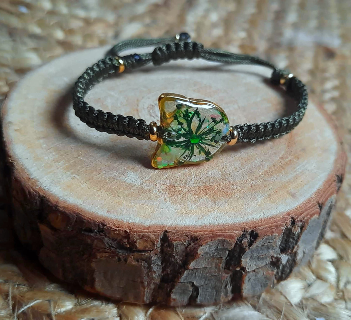 Bracelet Fleur de carotte sauvage