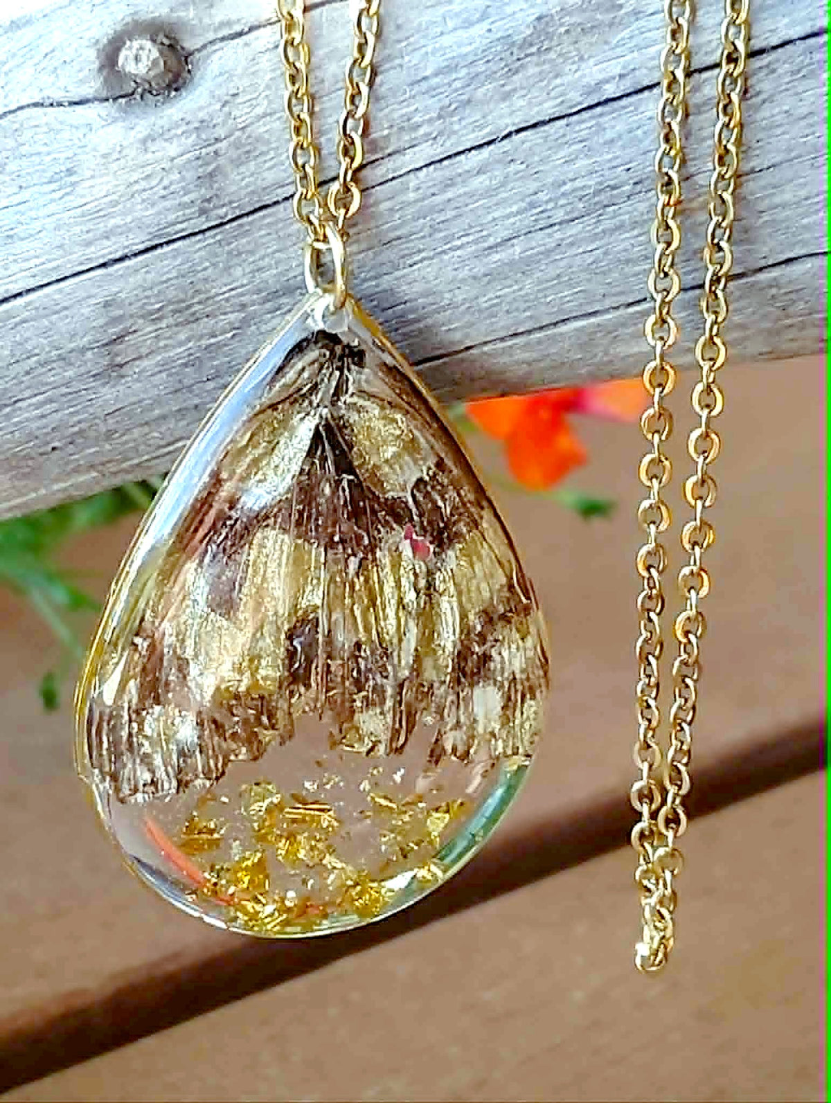 Collier Ailes de papillon