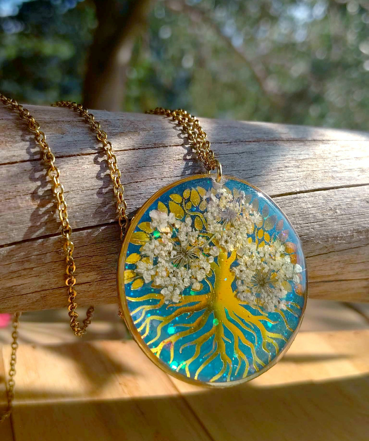 Collier Fleur de carotte