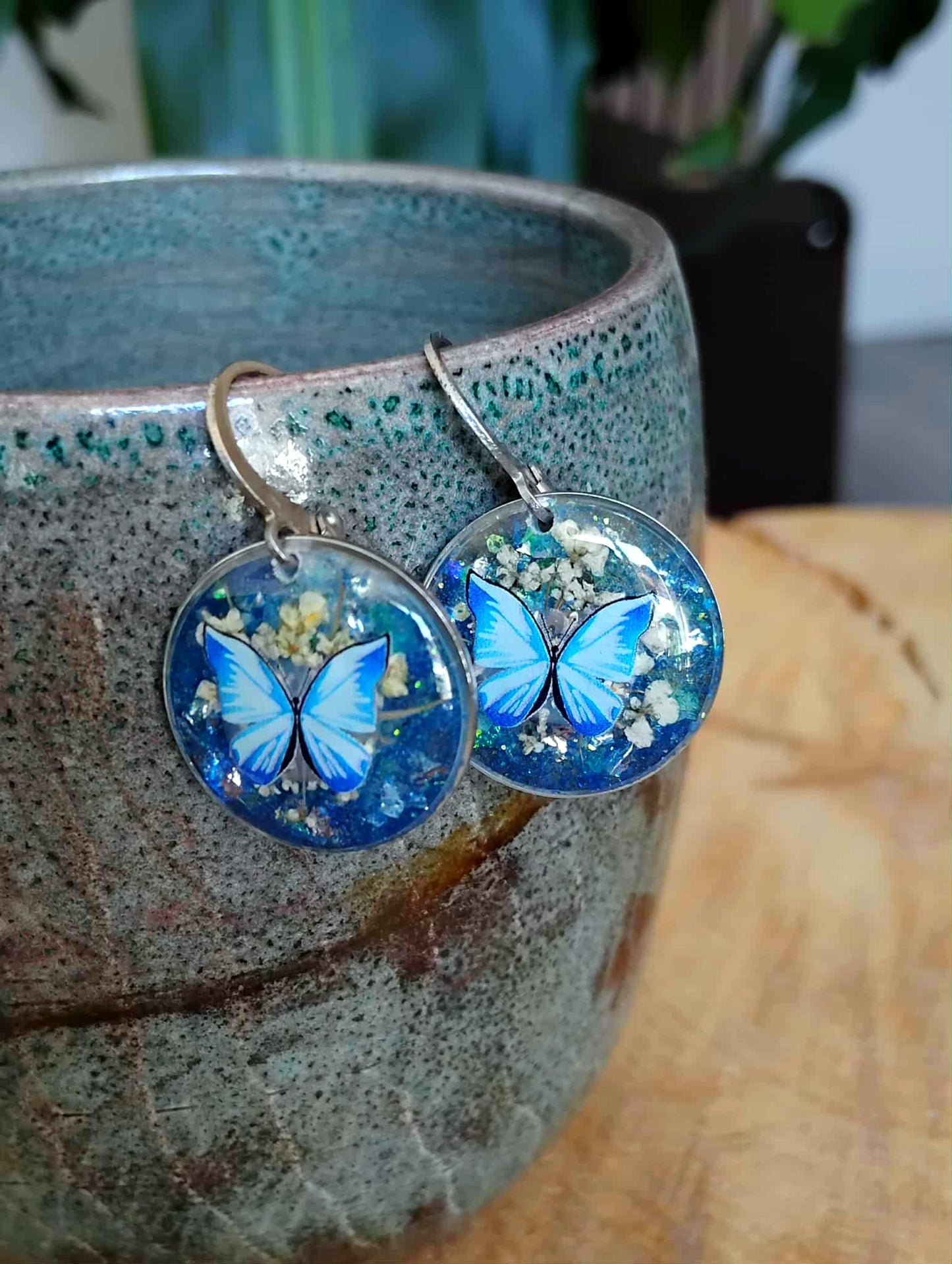 Boucles d'oreille, Fleur de carotte