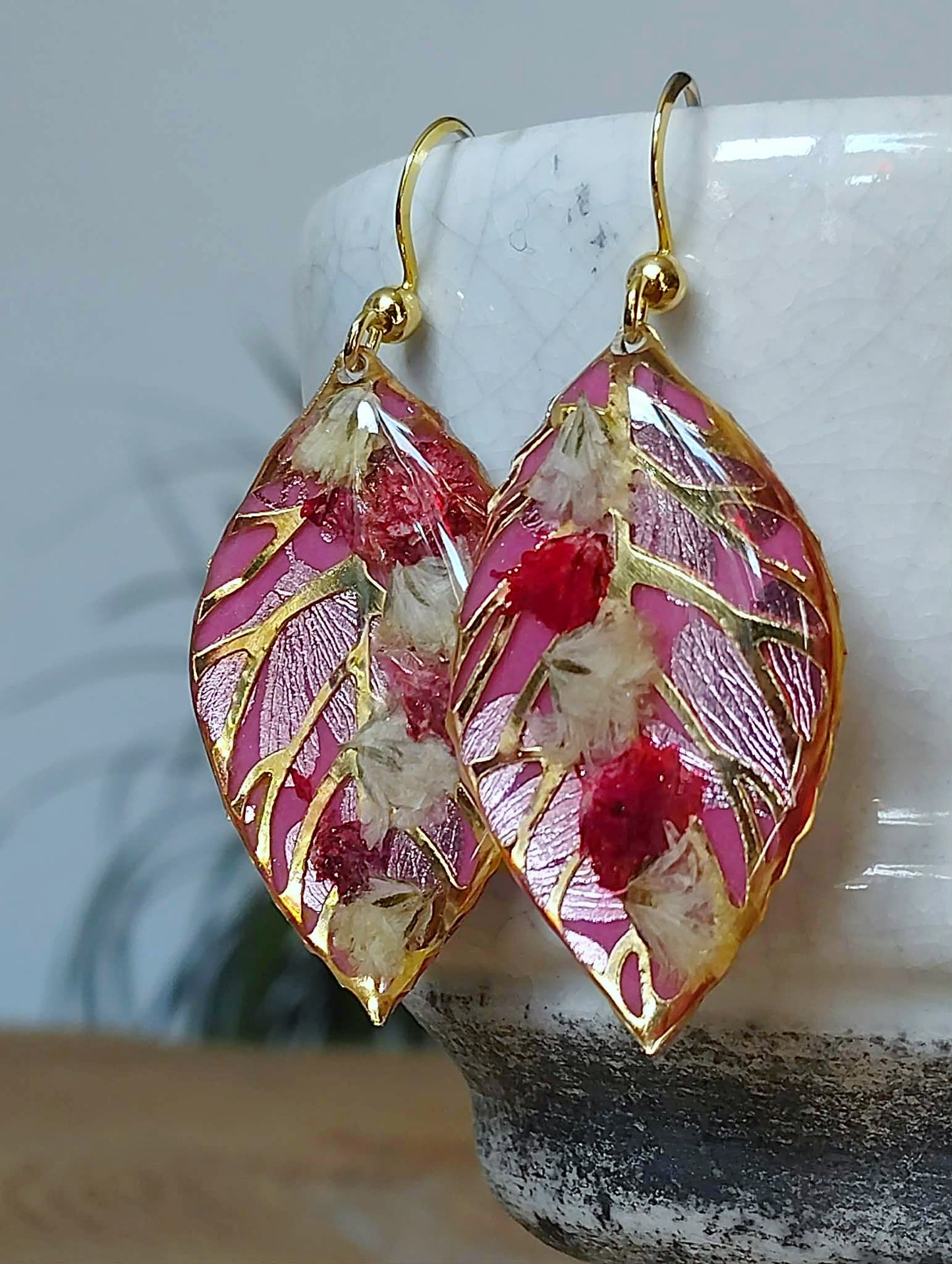 Boucles d'oreille Gypsophiles