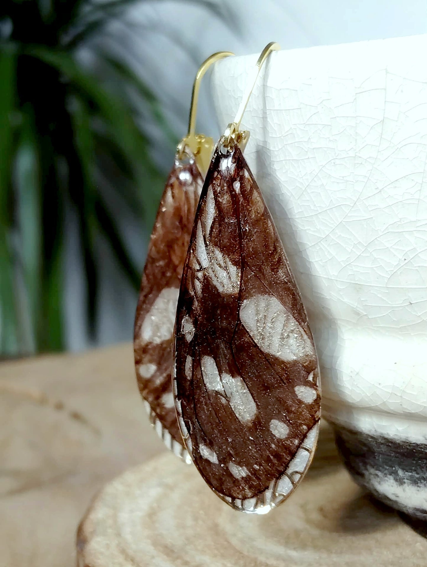 Boucles d'oreille, Aile de papillon