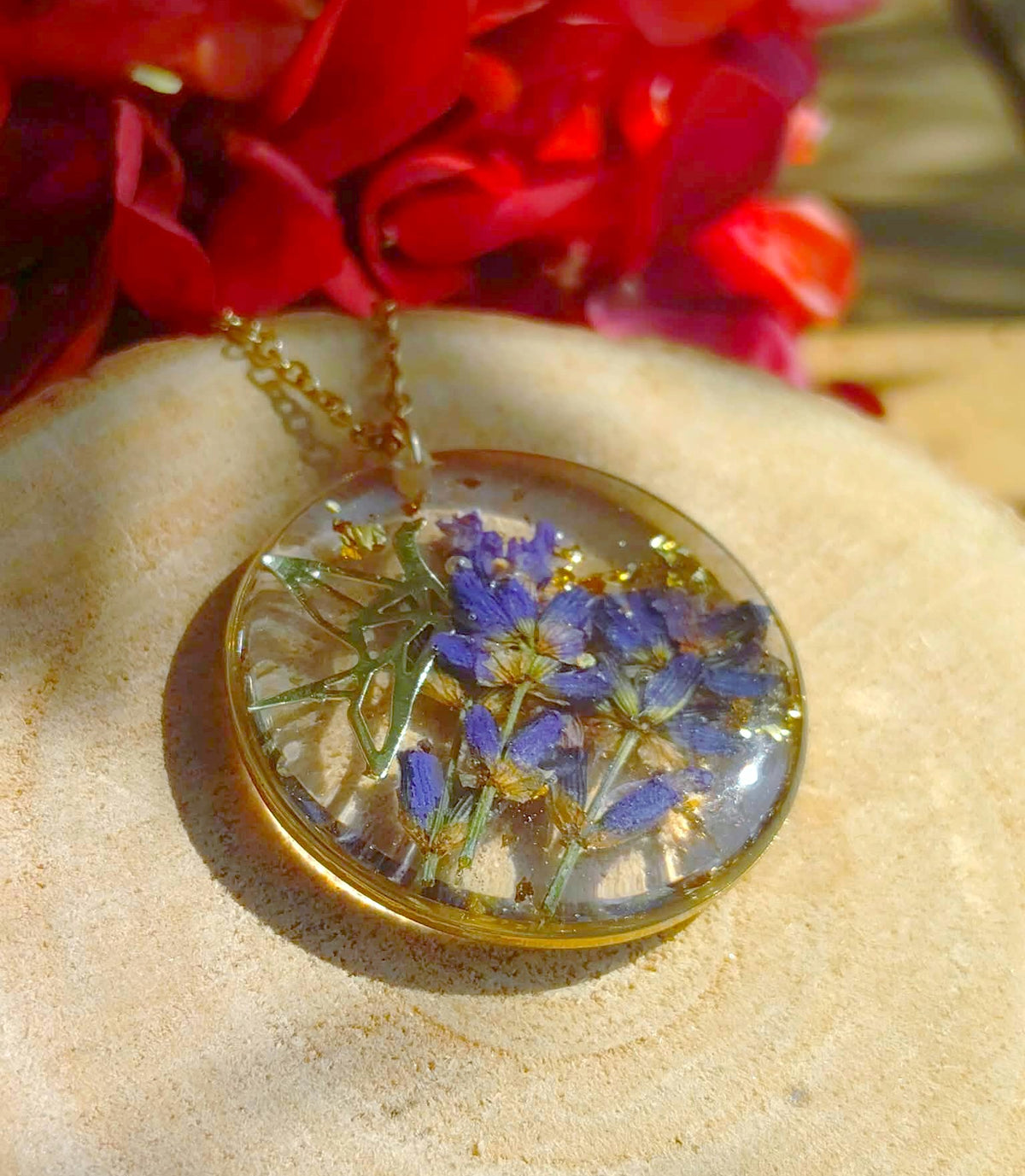 Collier Brins de lavande