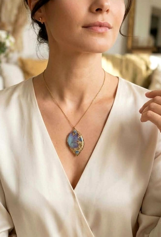 Collier Fleur de carotte, Gypsophiles